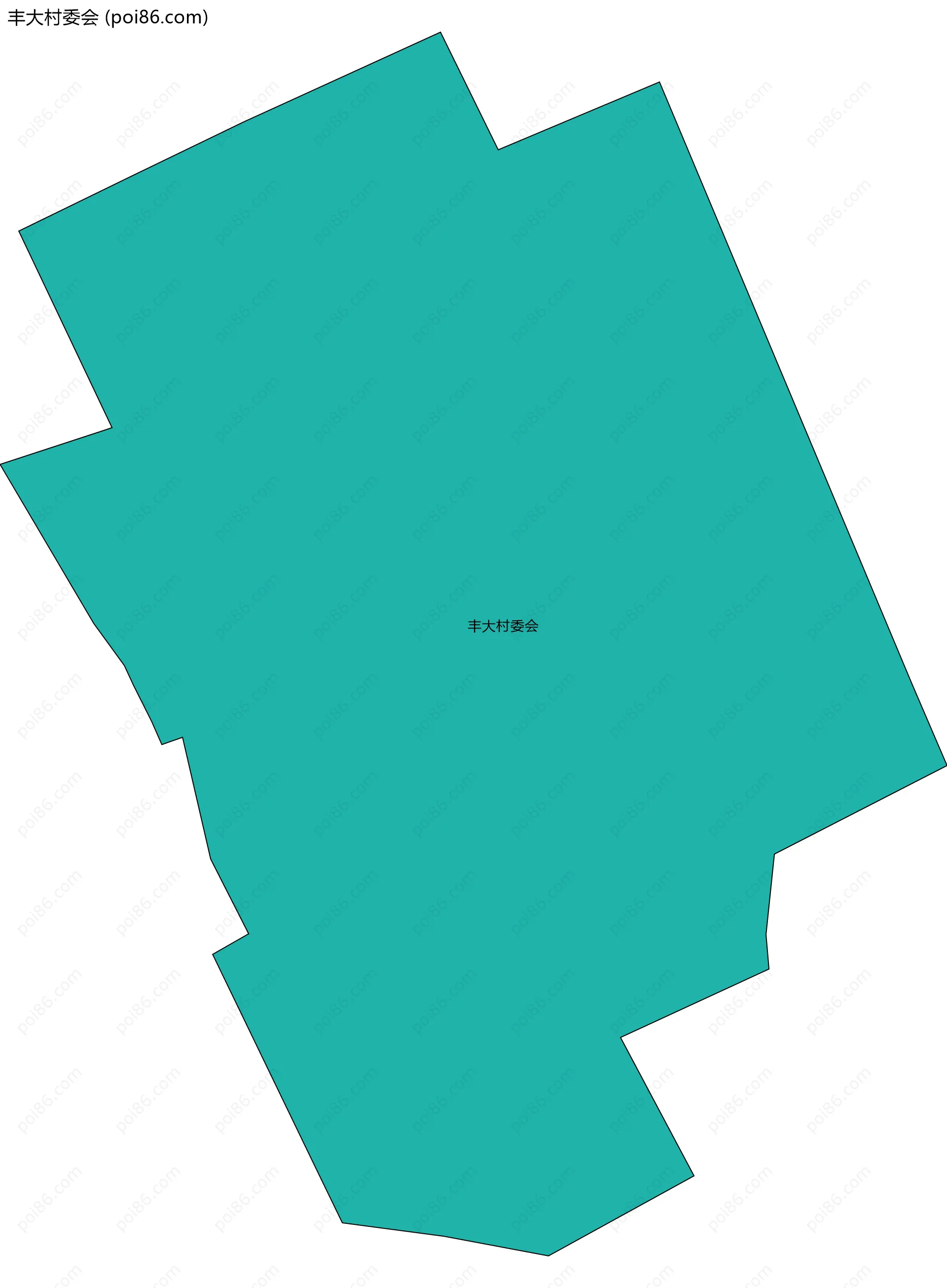 丰大村委会边界地图