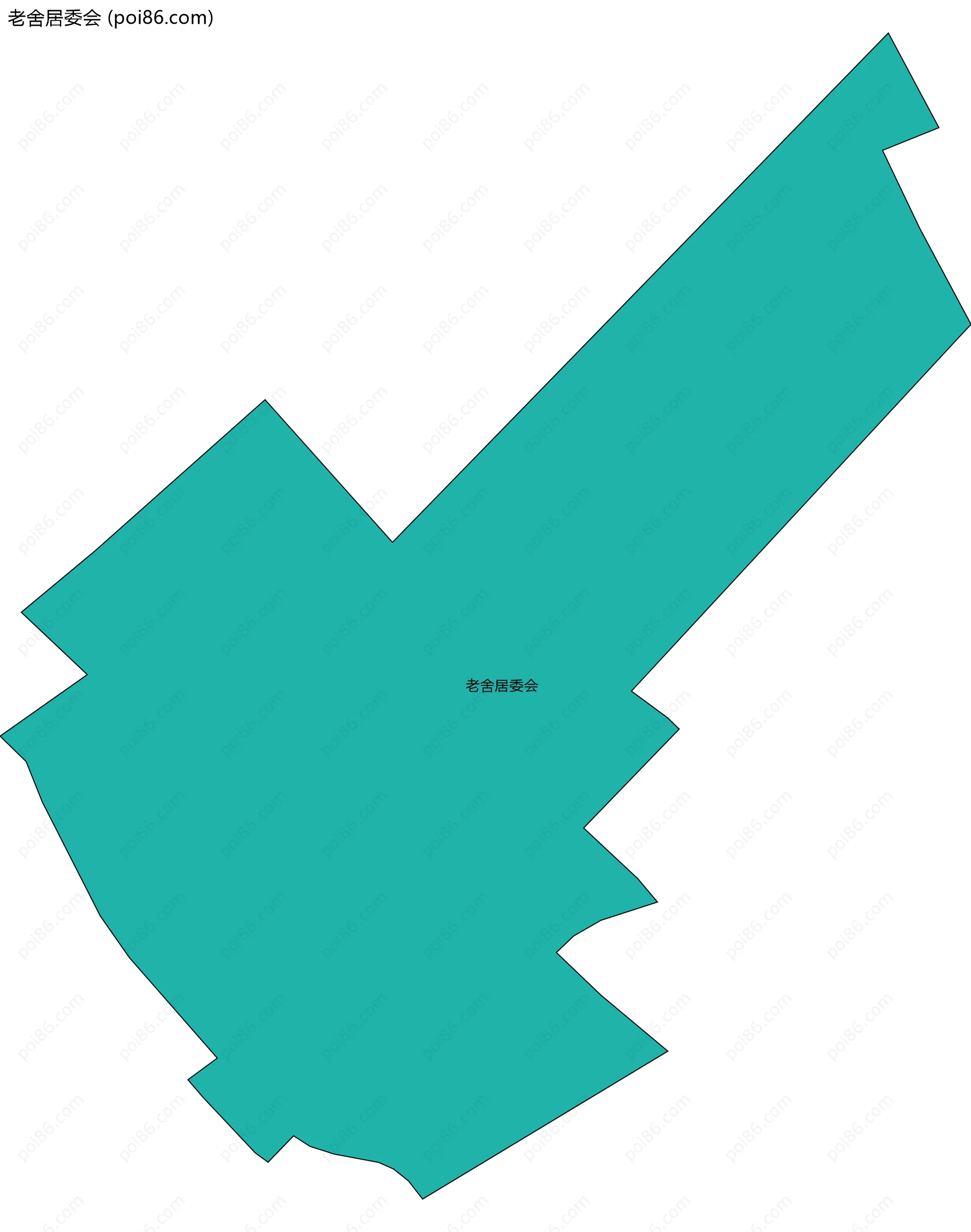 老舍居委会边界地图