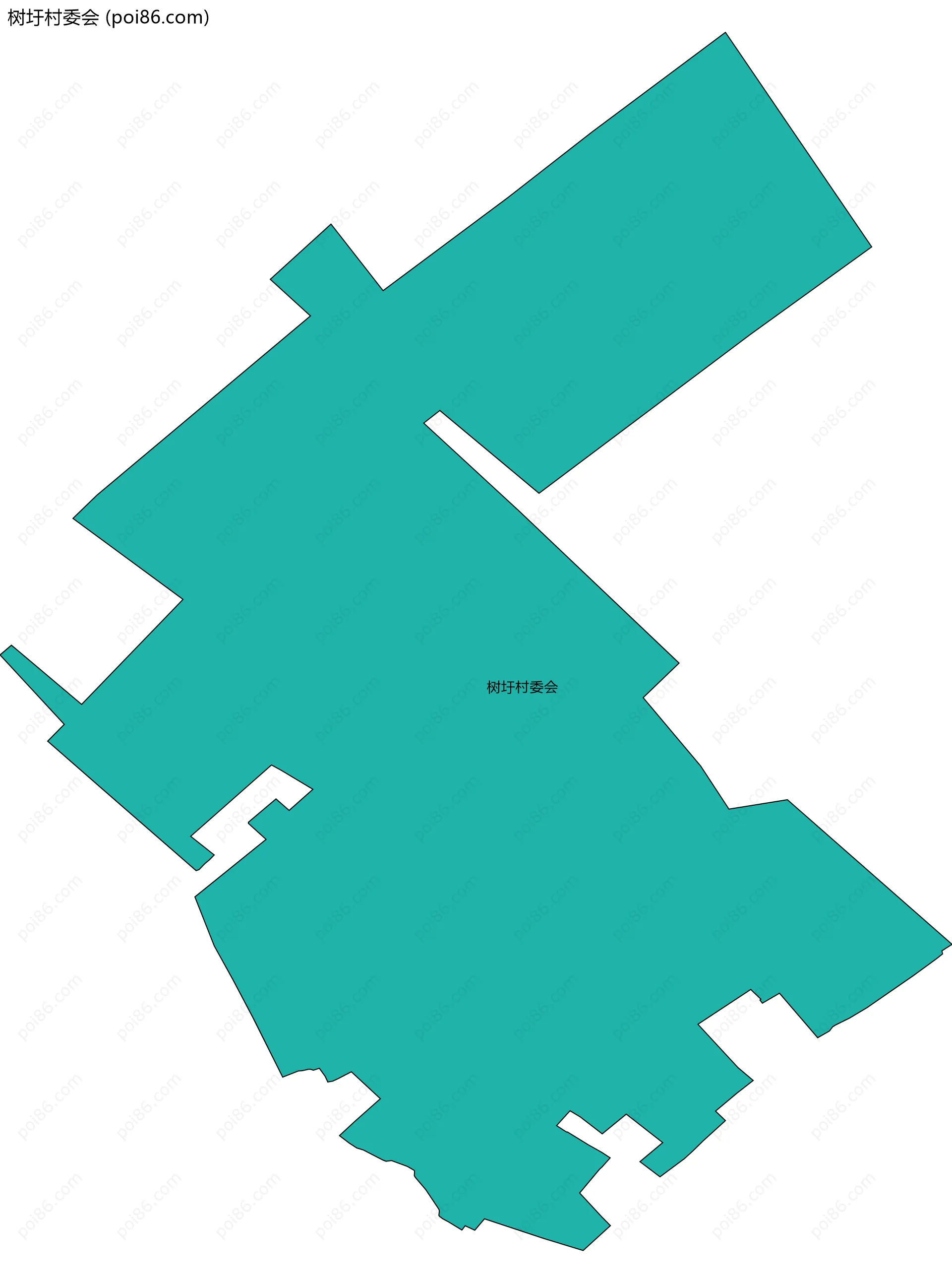 树圩村委会边界地图