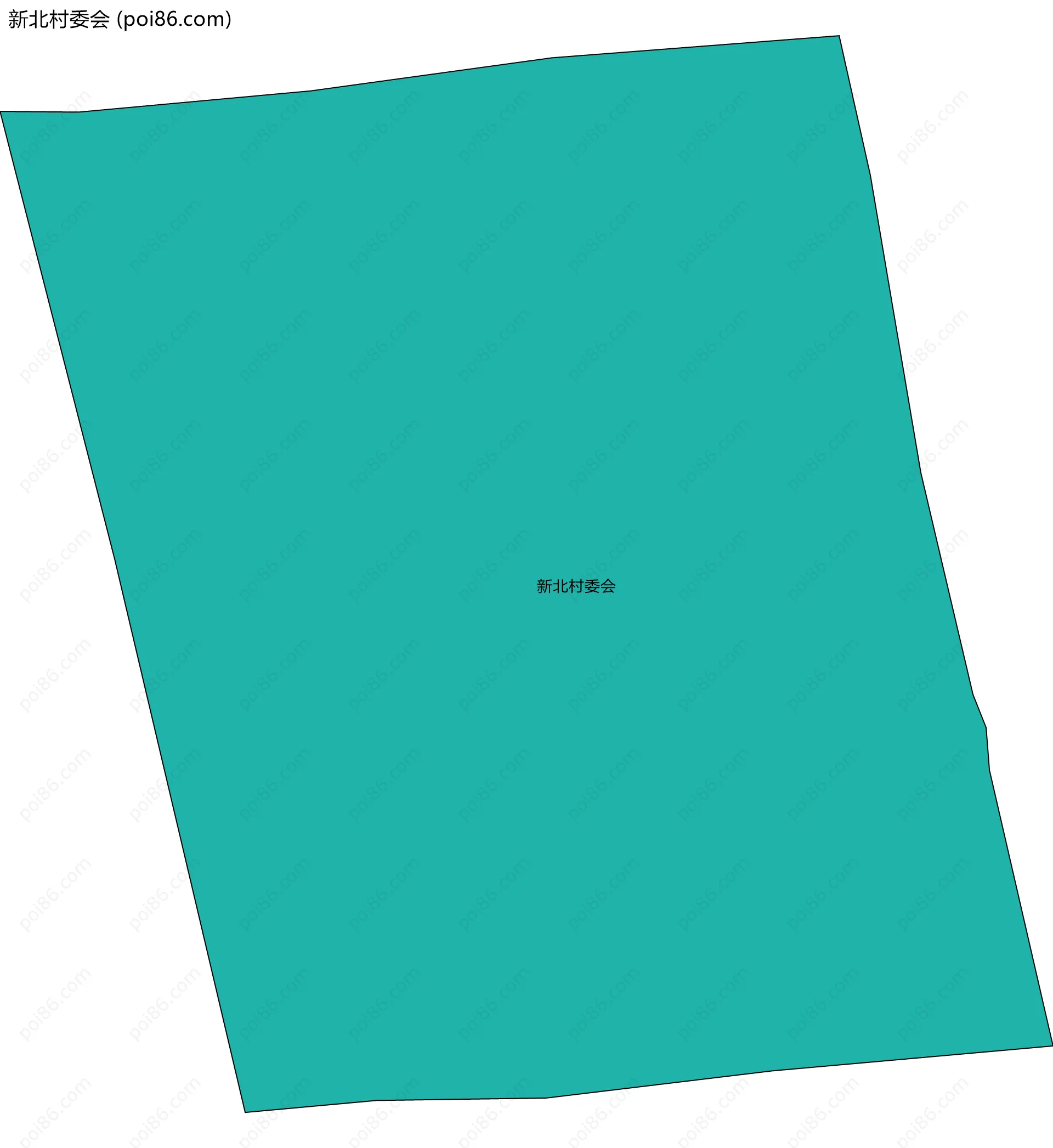 新北村委会边界地图