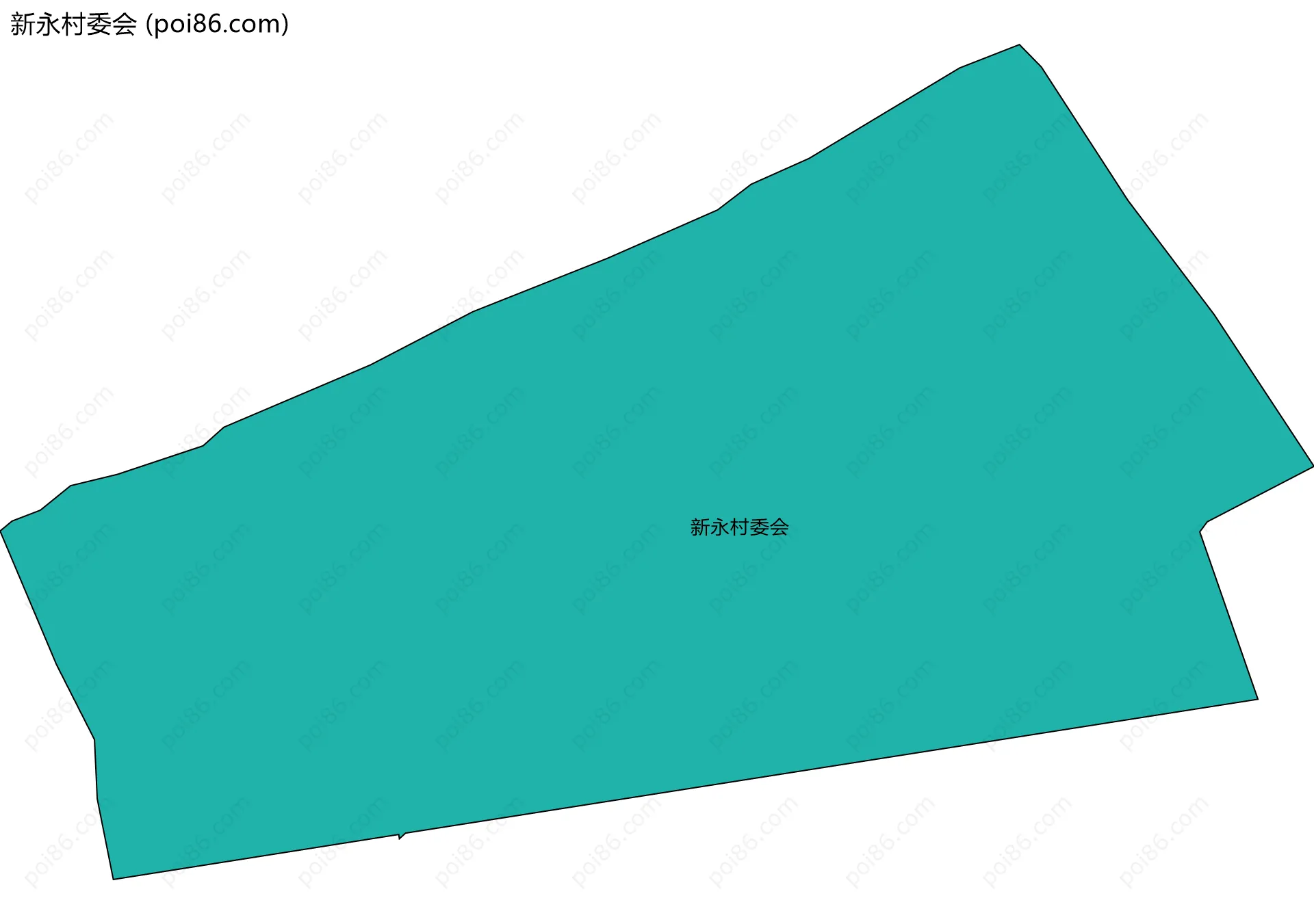 新永村委会边界地图