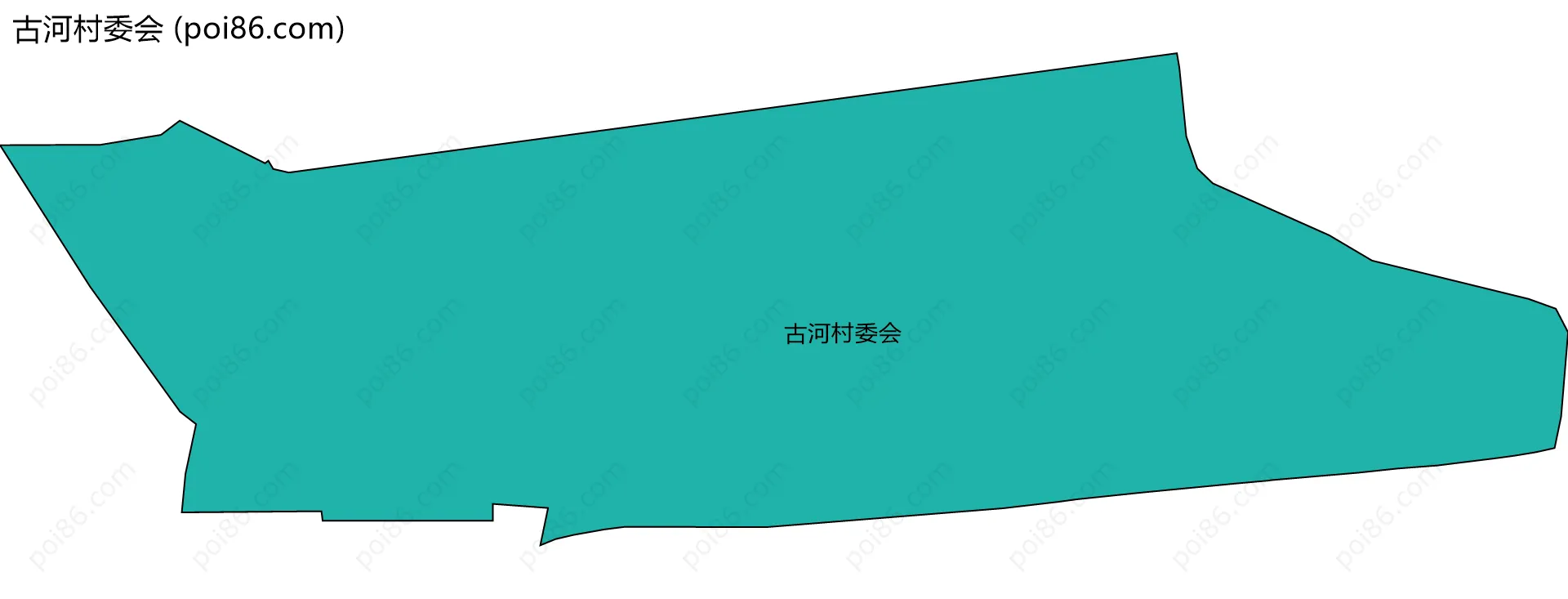 古河村委会边界地图