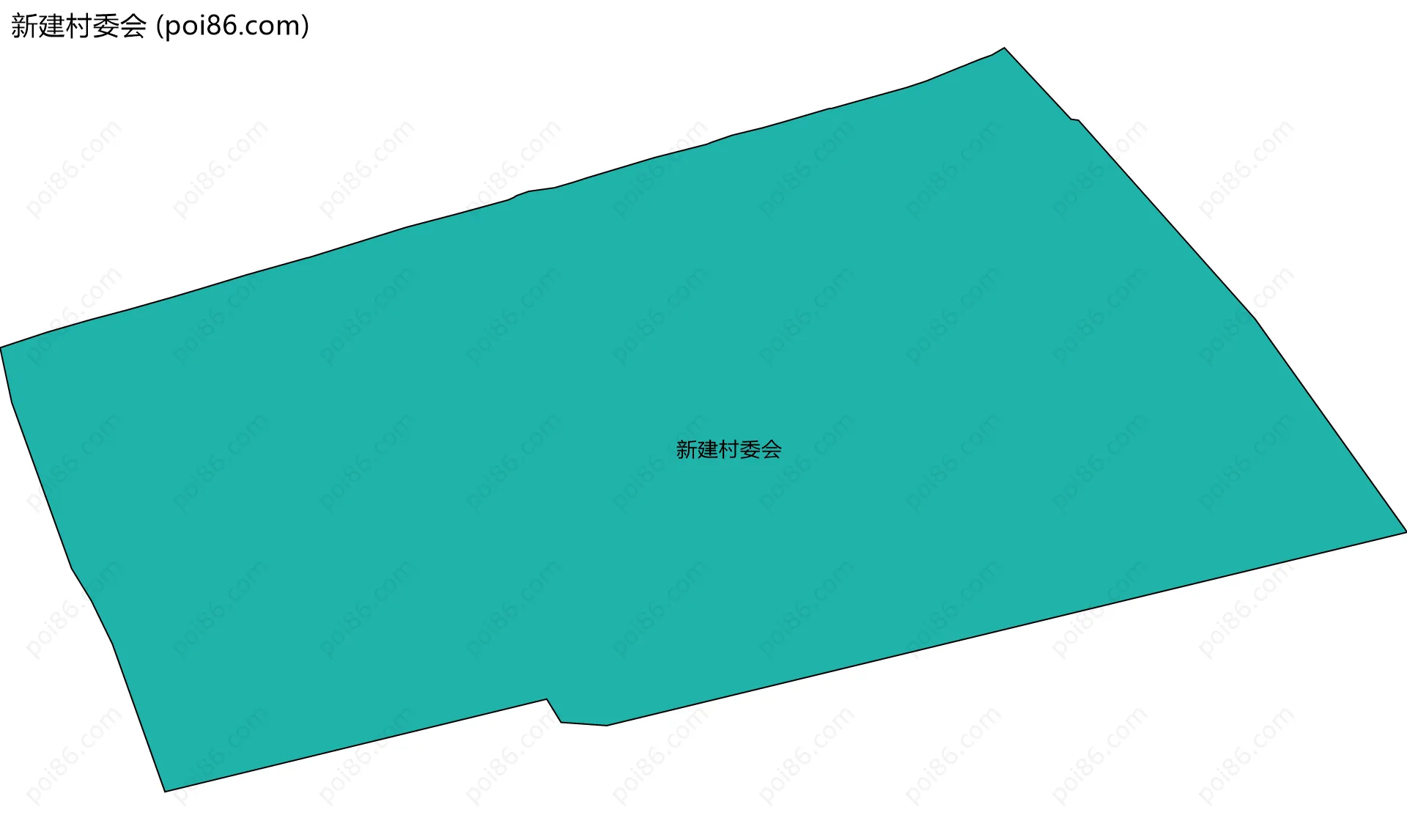 新建村委会边界地图