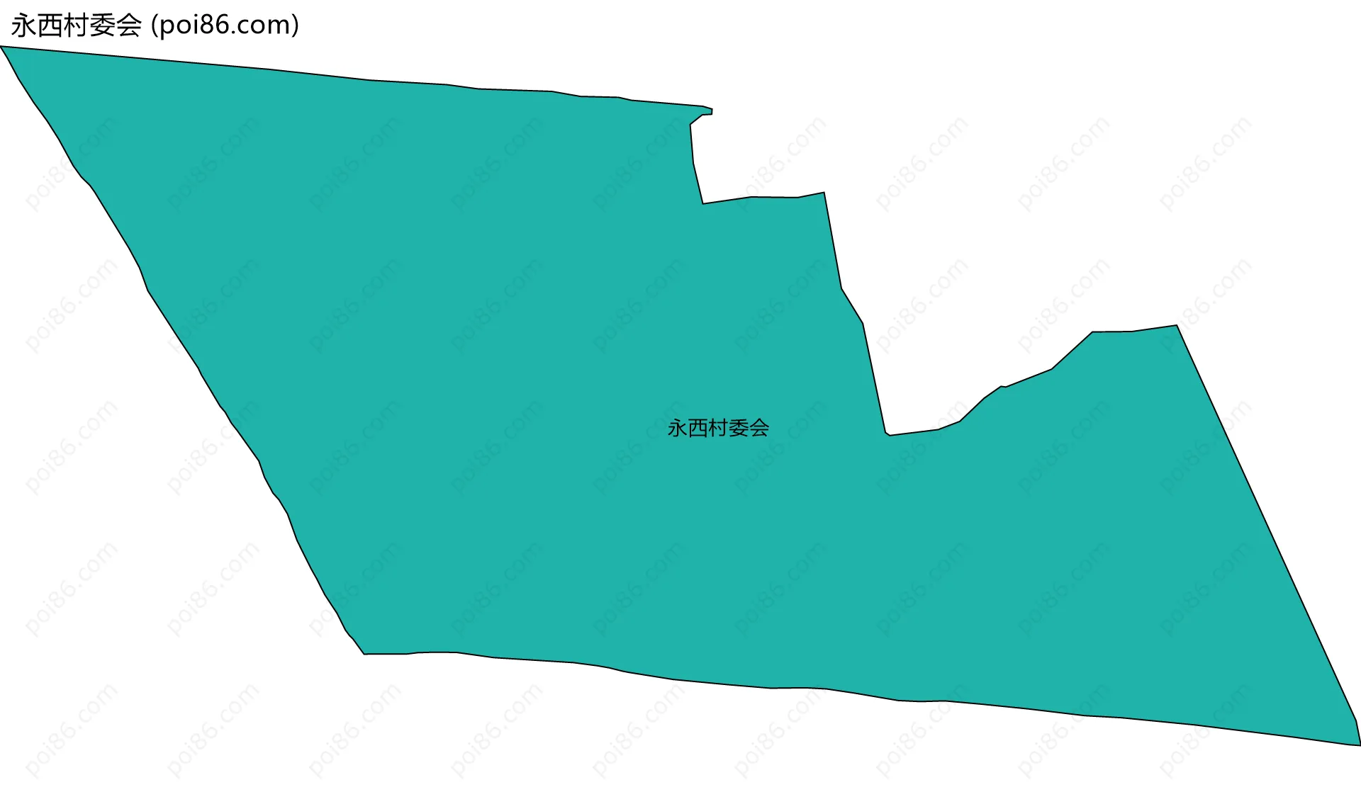 永西村委会边界地图