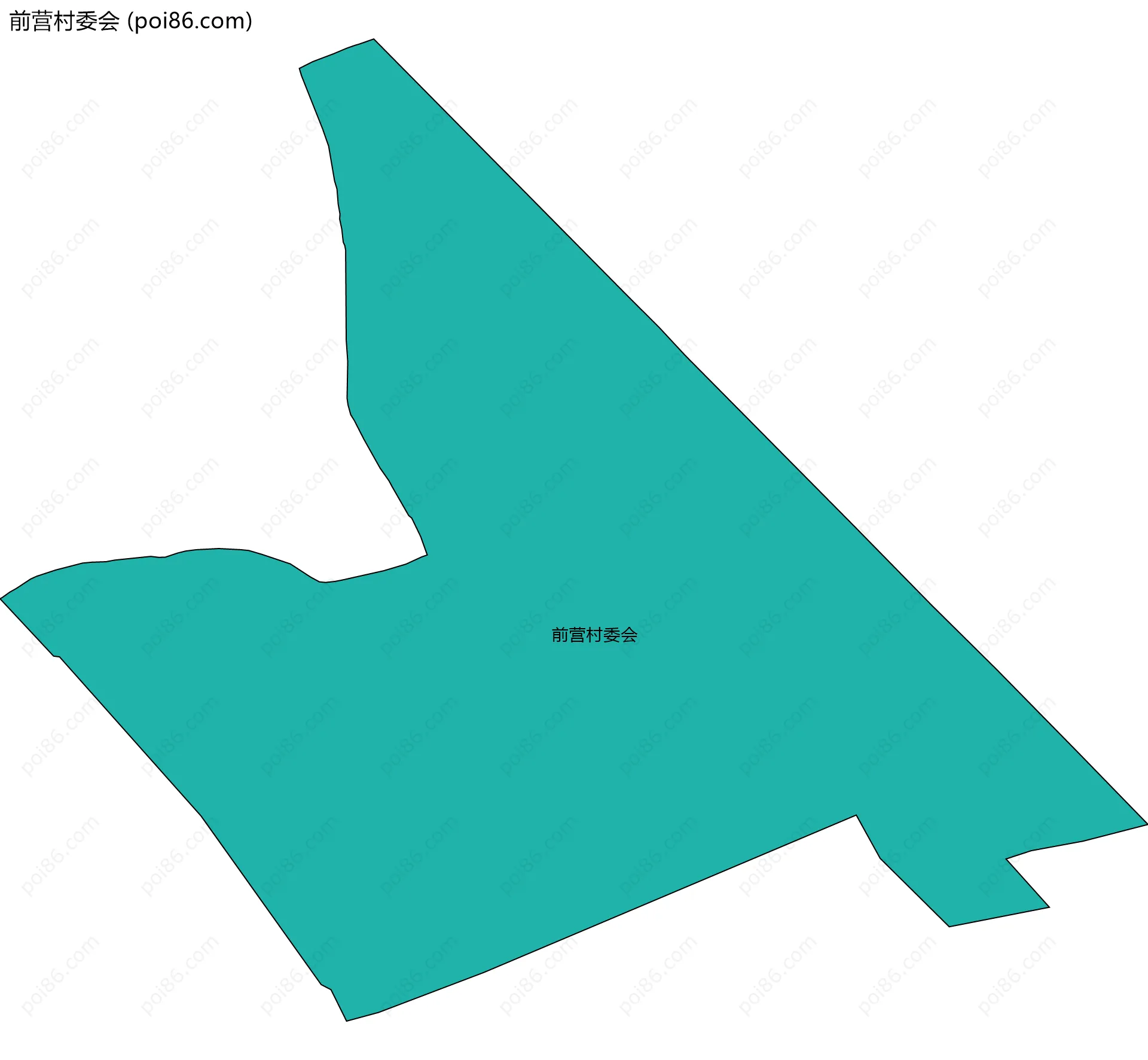 前营村委会边界地图