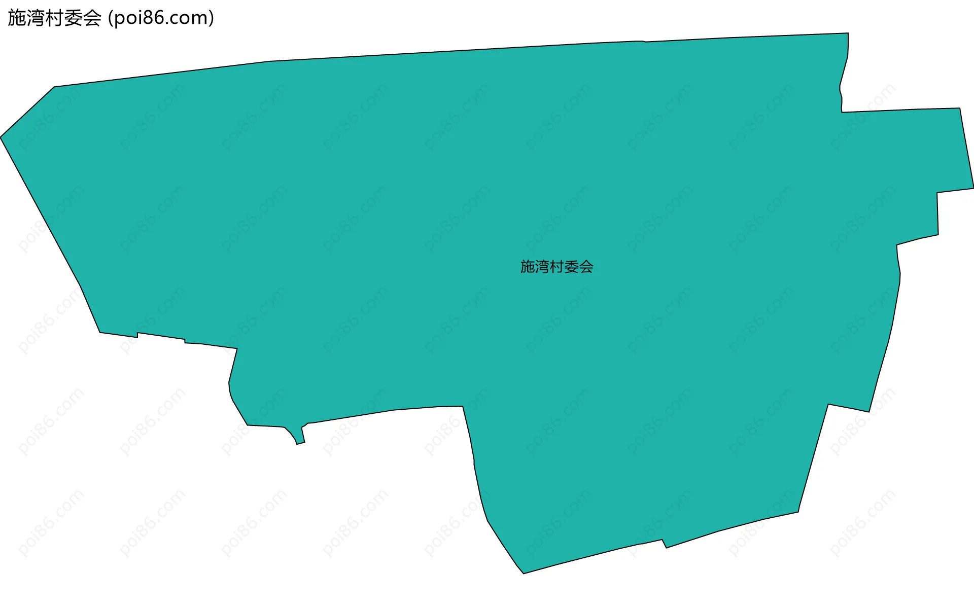 施湾村委会边界地图