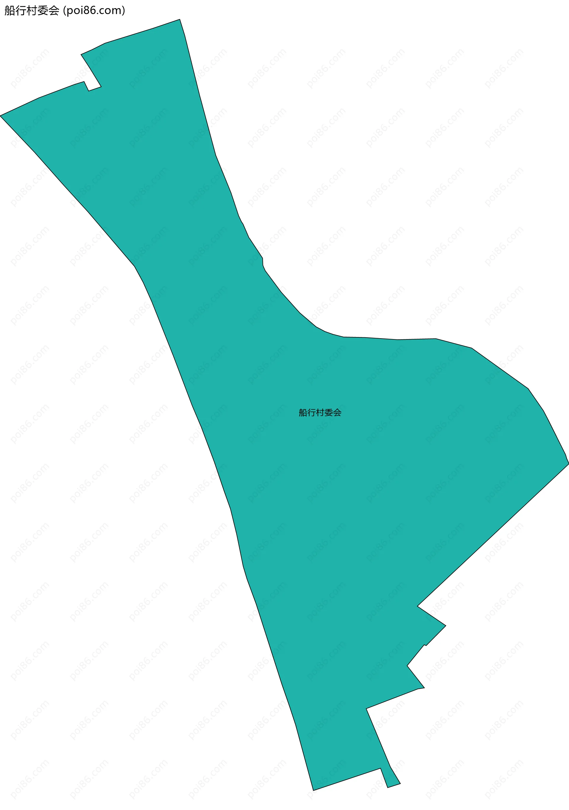船行村委会边界地图