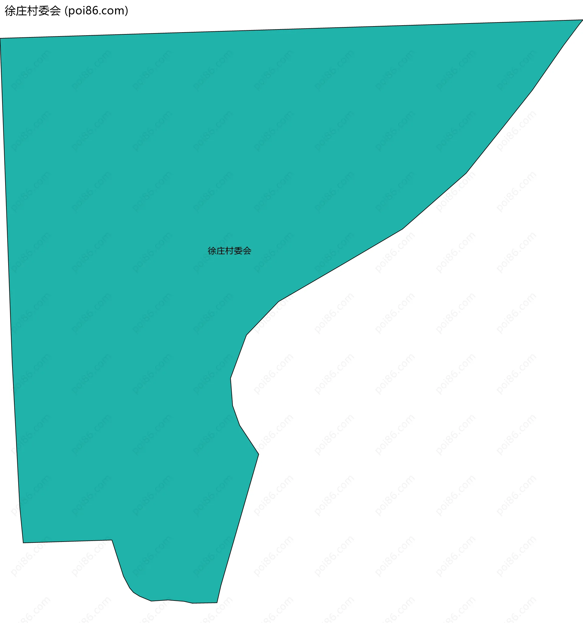 徐庄村委会边界地图