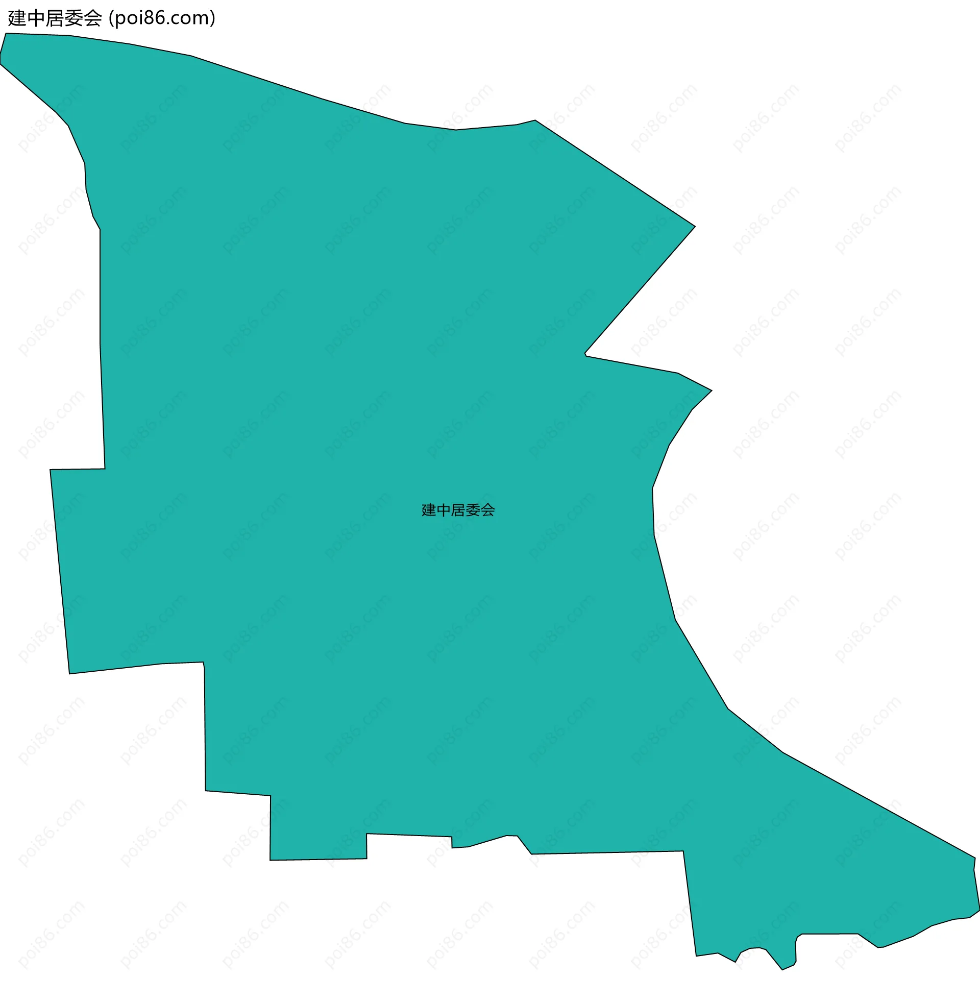 建中居委会边界地图