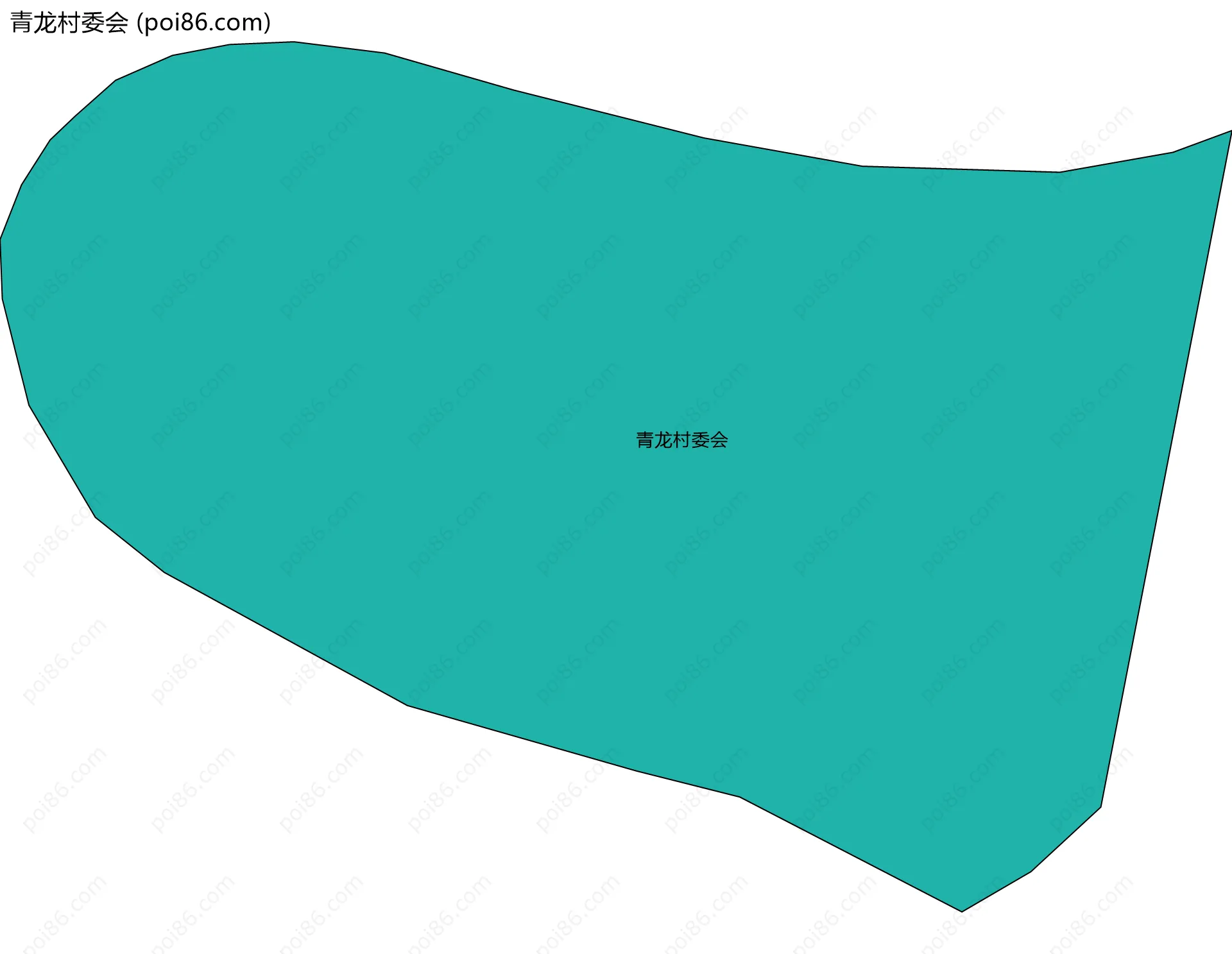 青龙村委会边界地图