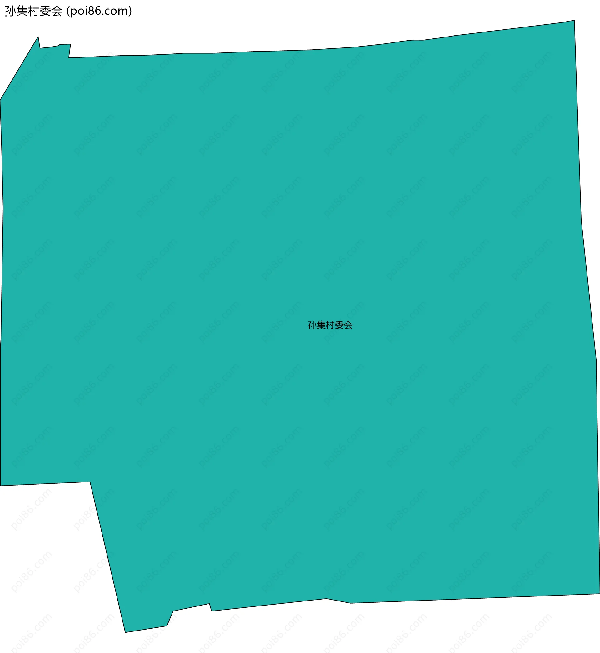 孙集村委会边界地图