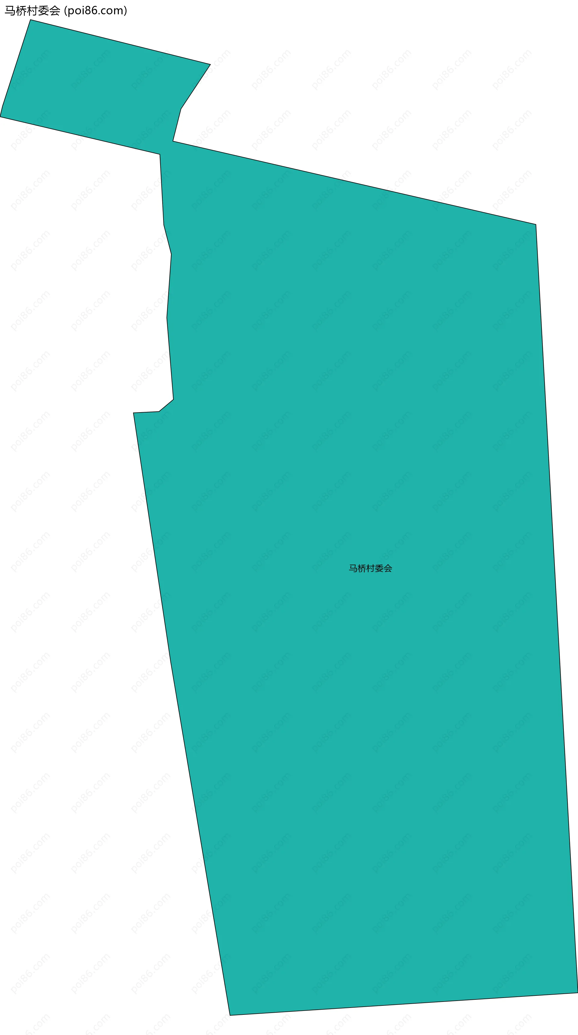 马桥村委会边界地图