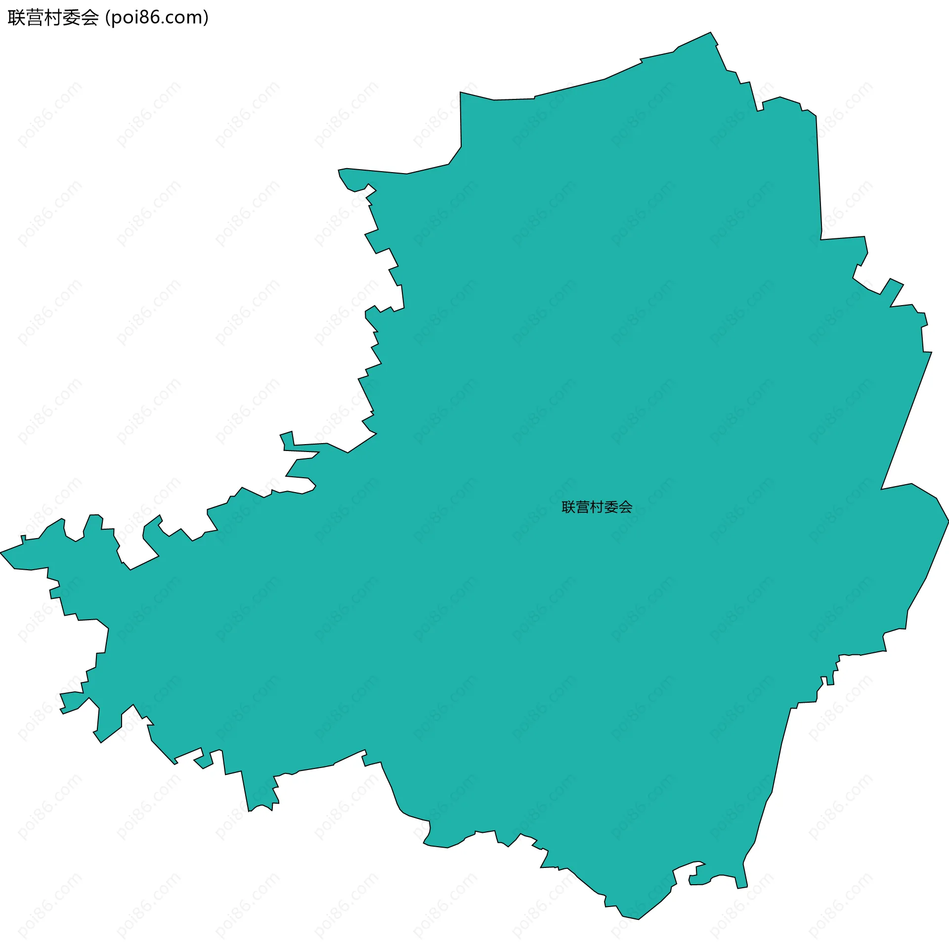 联营村委会边界地图