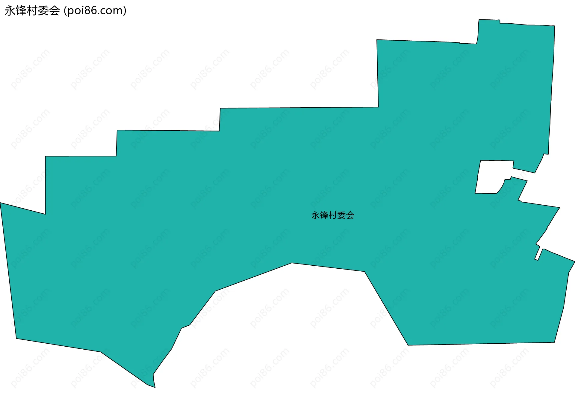 永锋村委会边界地图