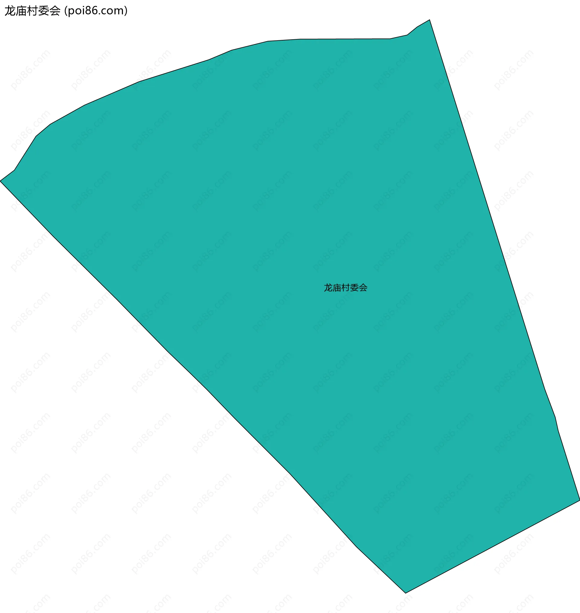 龙庙村委会边界地图