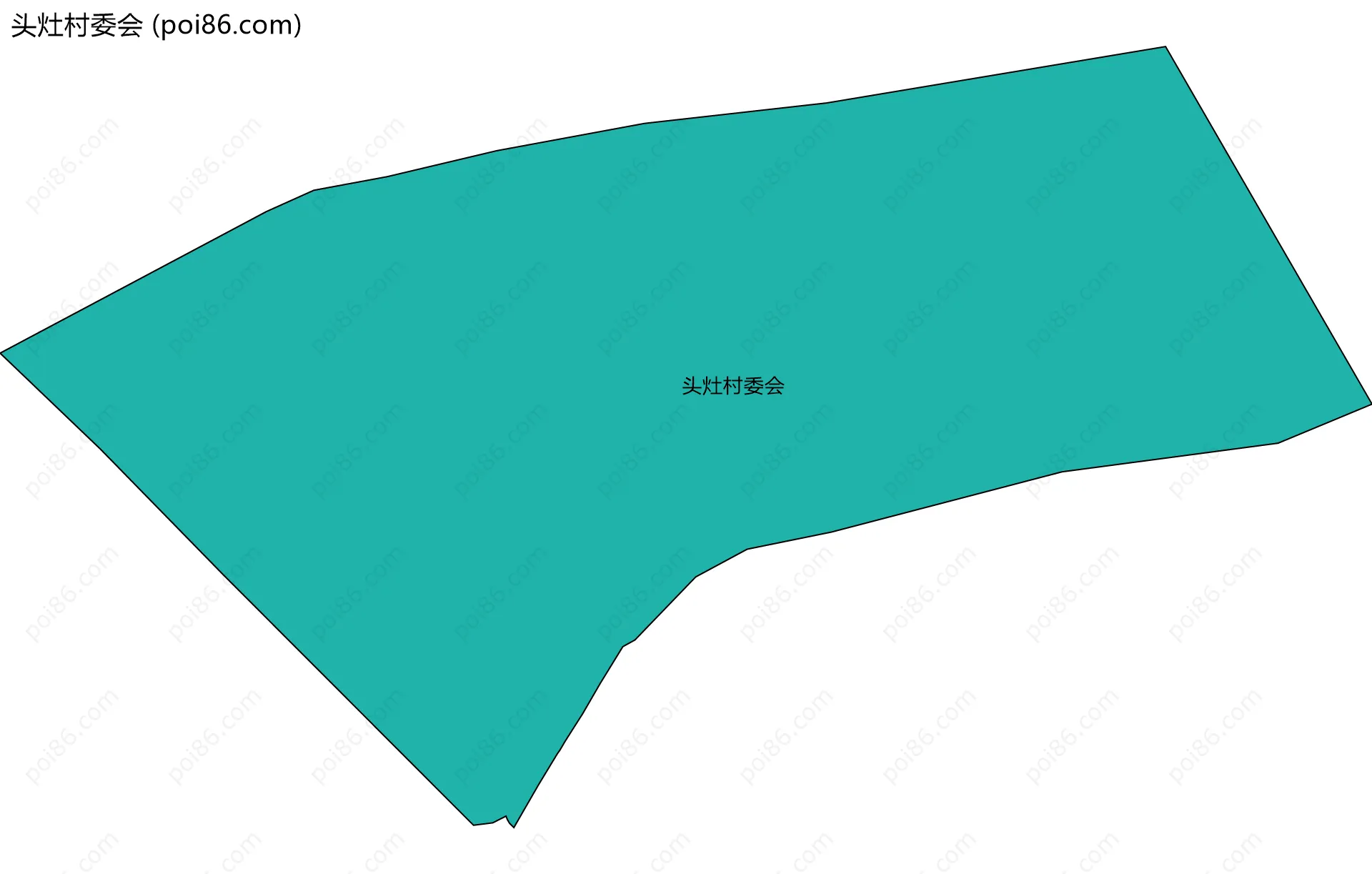 头灶村委会边界地图