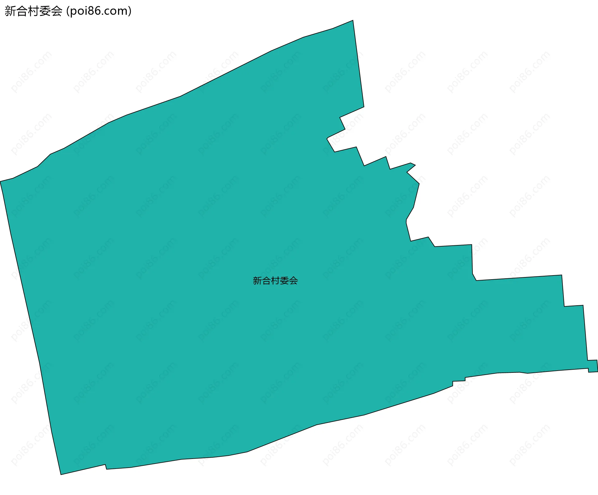 新合村委会边界地图