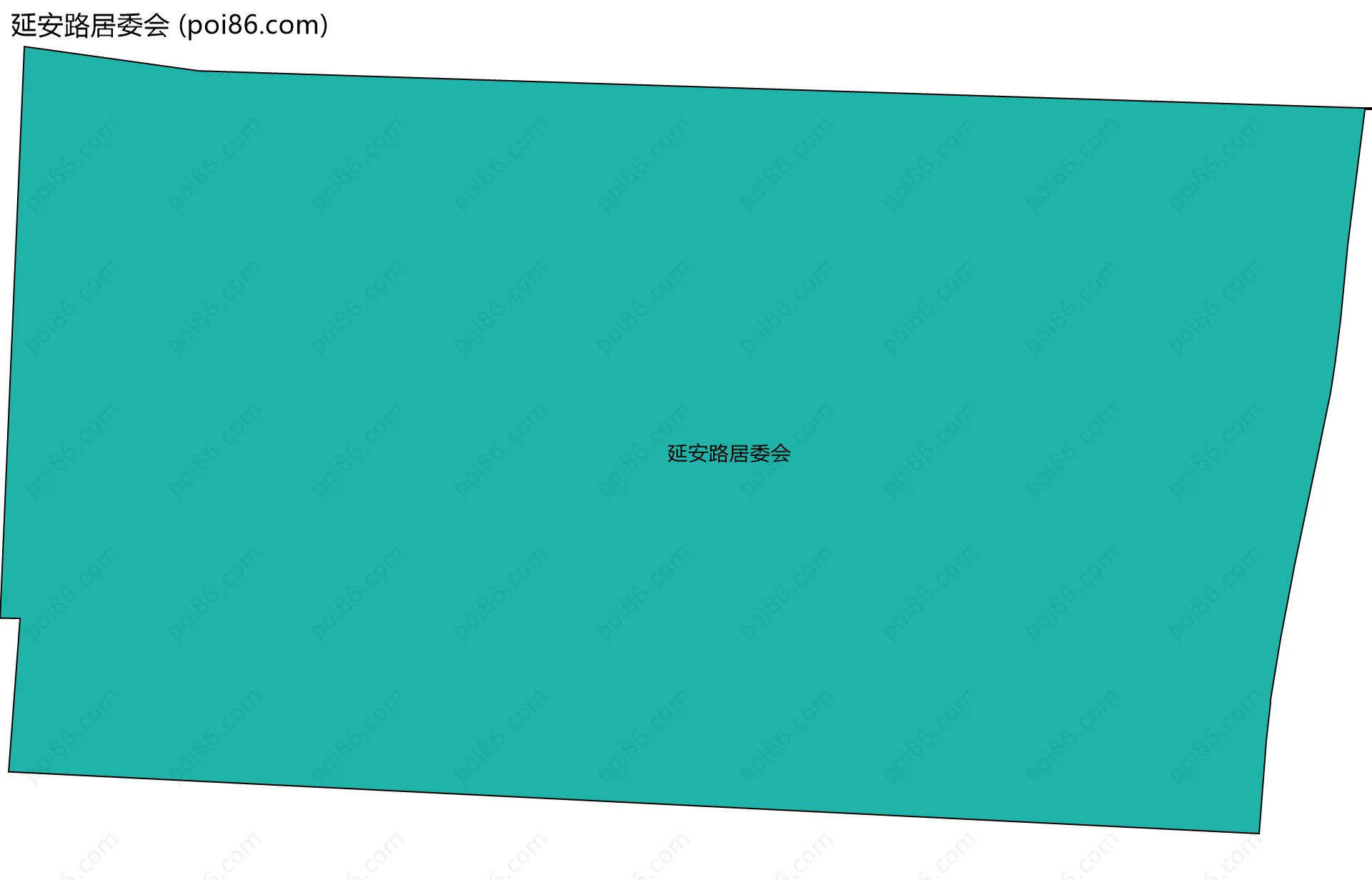 延安路居委会边界地图