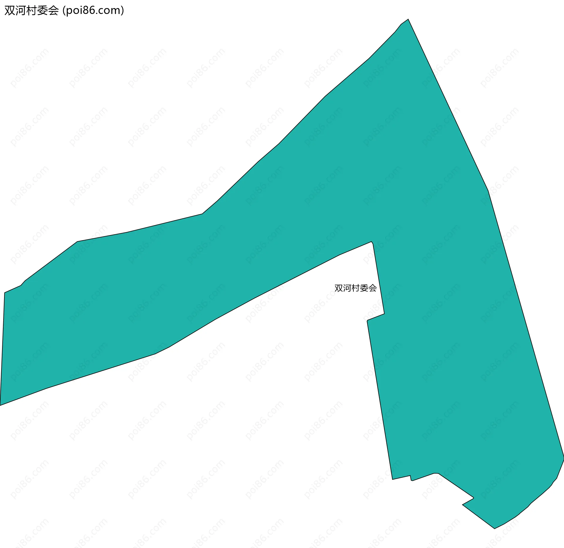 双河村委会边界地图