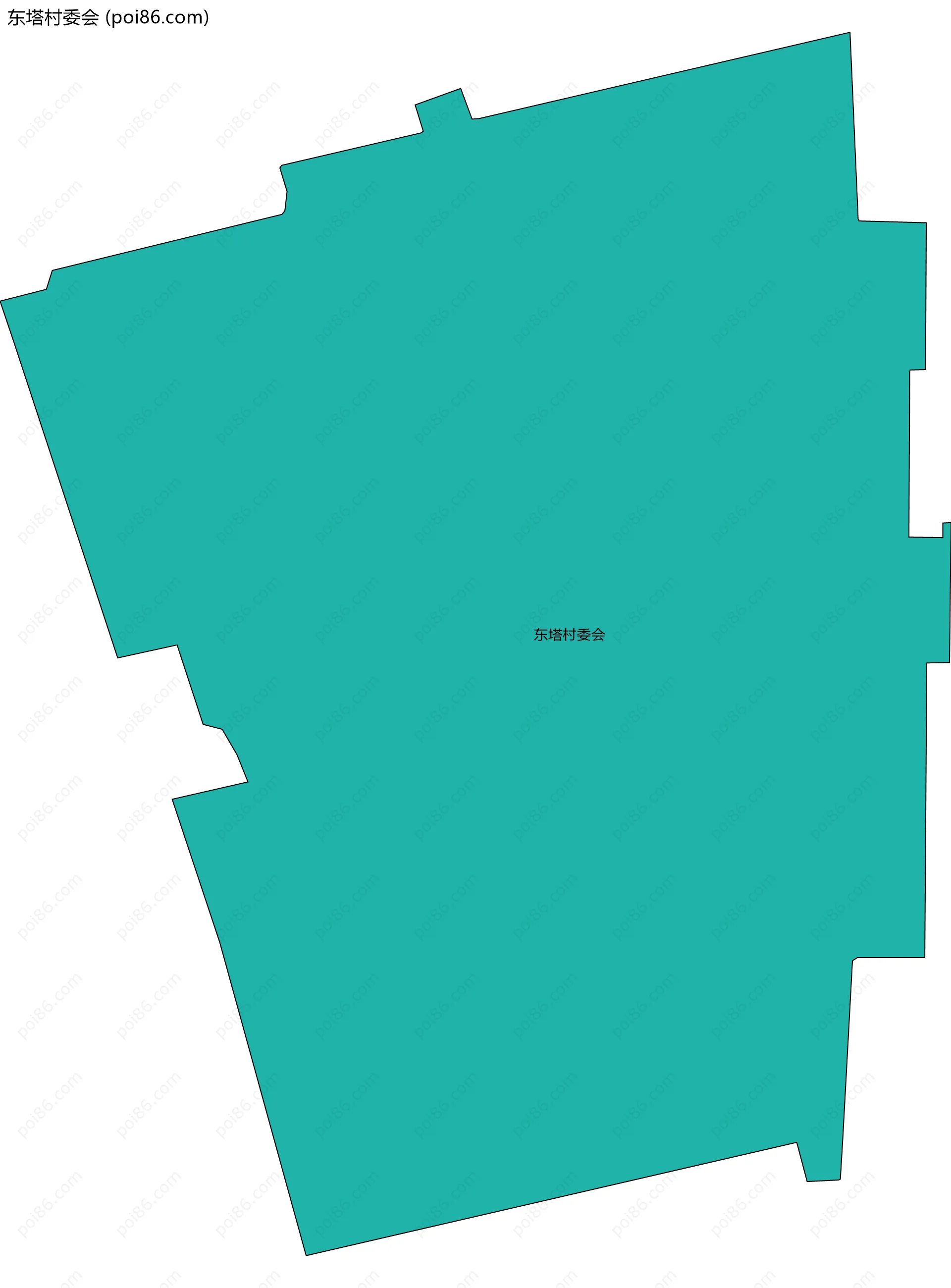 东塔村委会边界地图