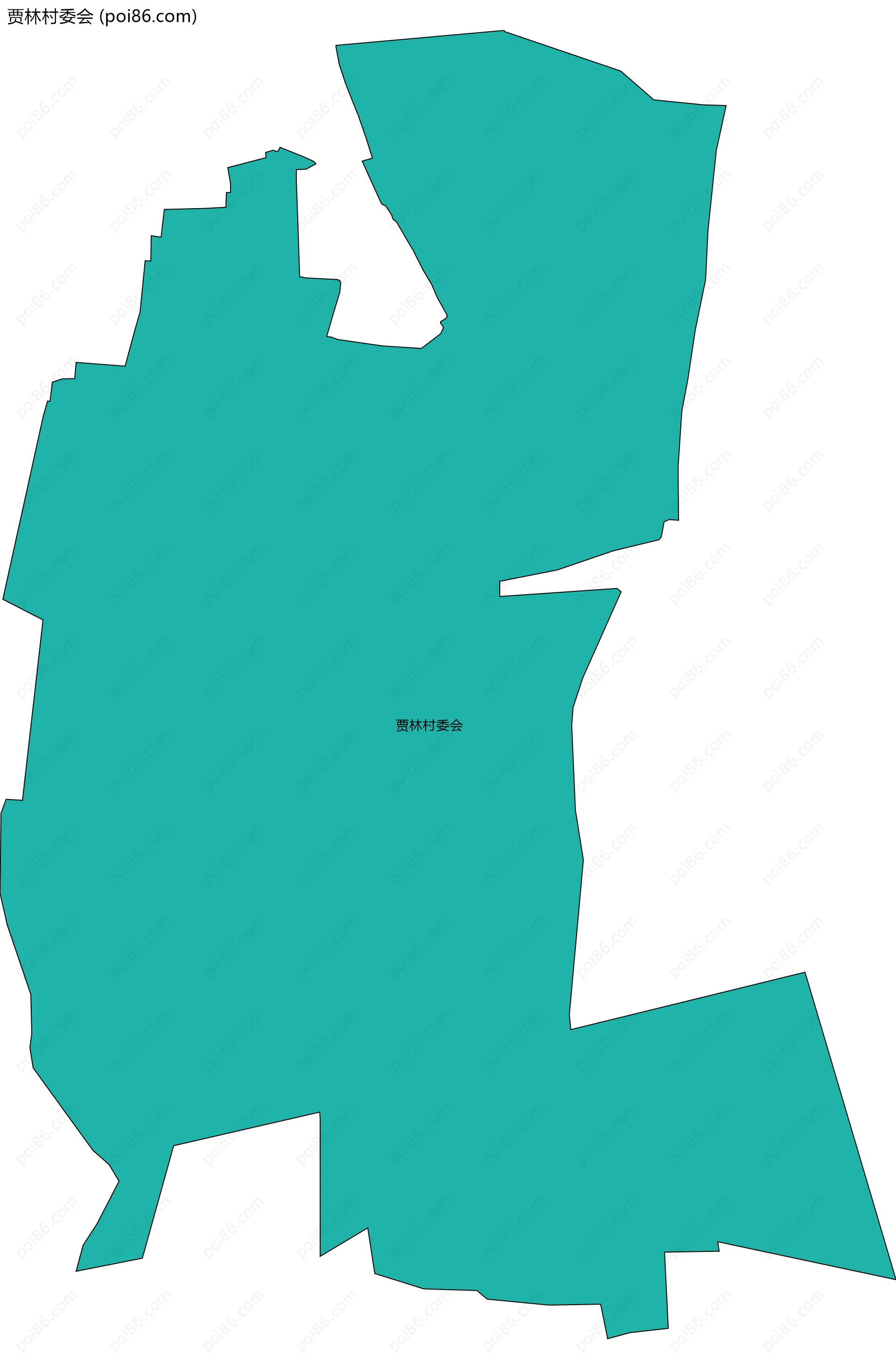 贾林村委会边界地图