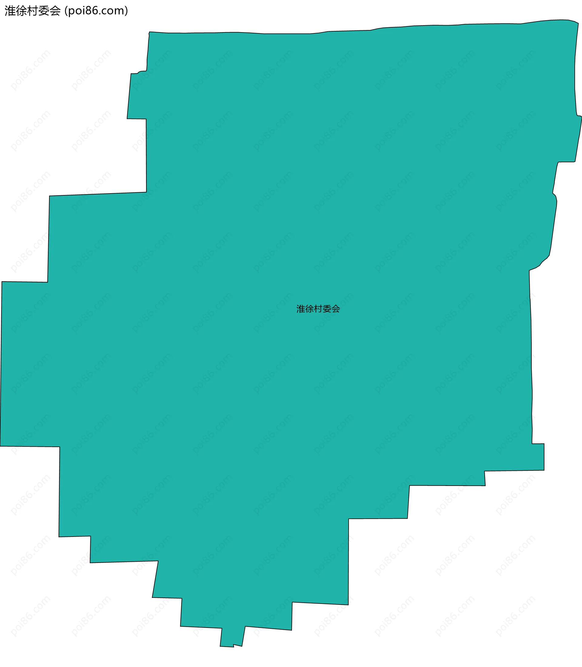 淮徐村委会边界地图