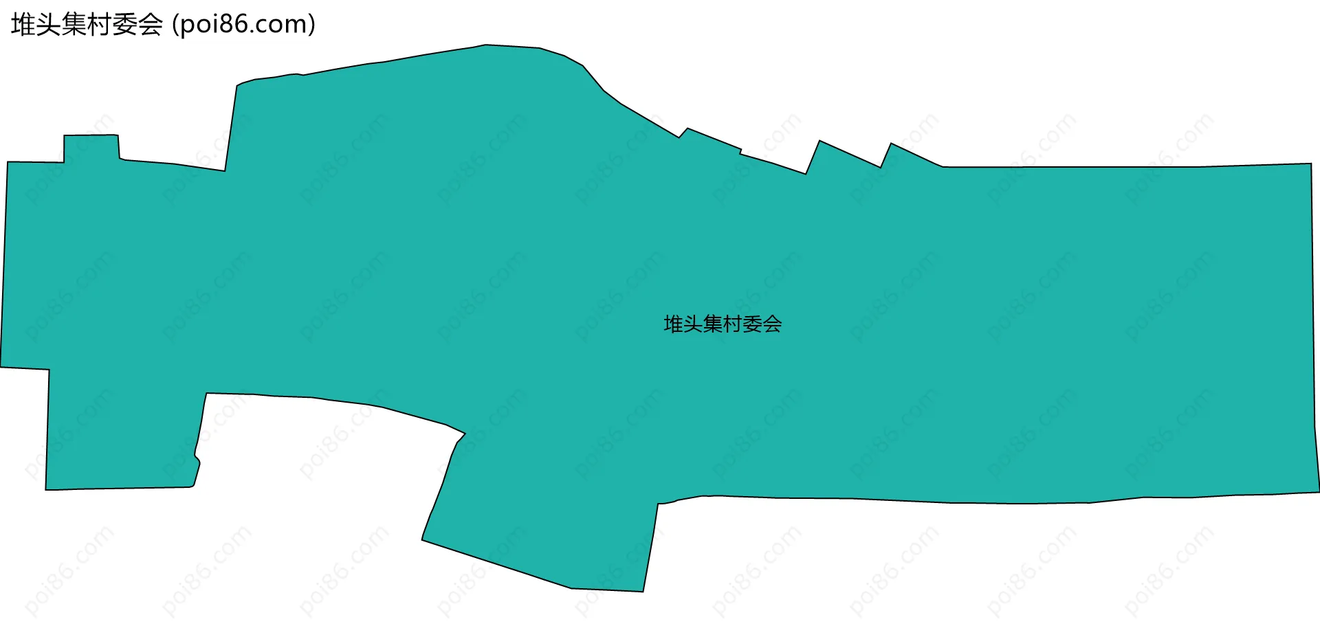 堆头集村委会边界地图