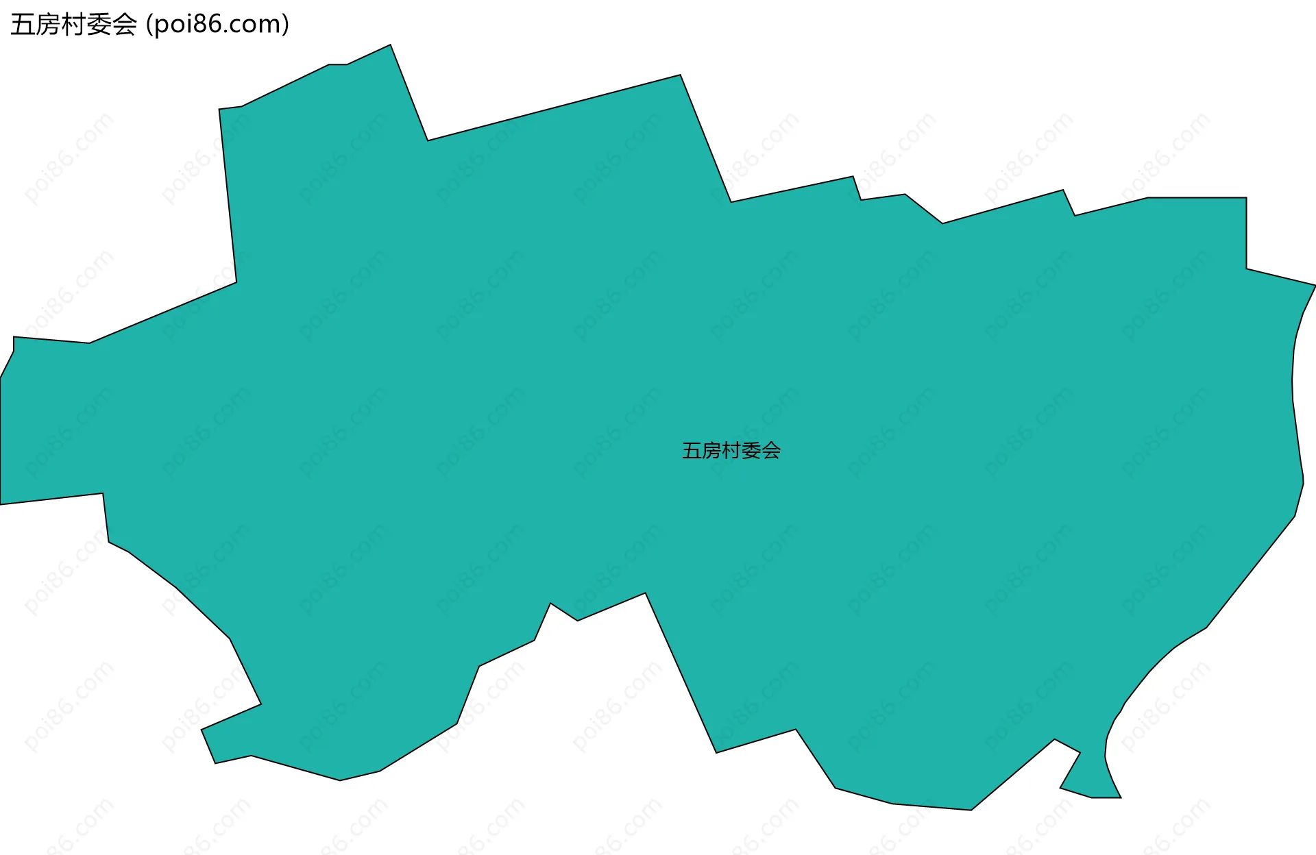 五房村委会边界地图