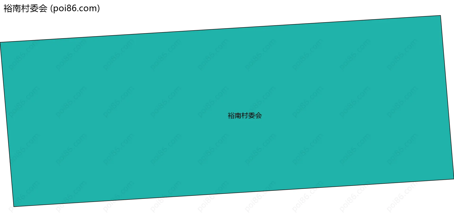 裕南村委会边界地图