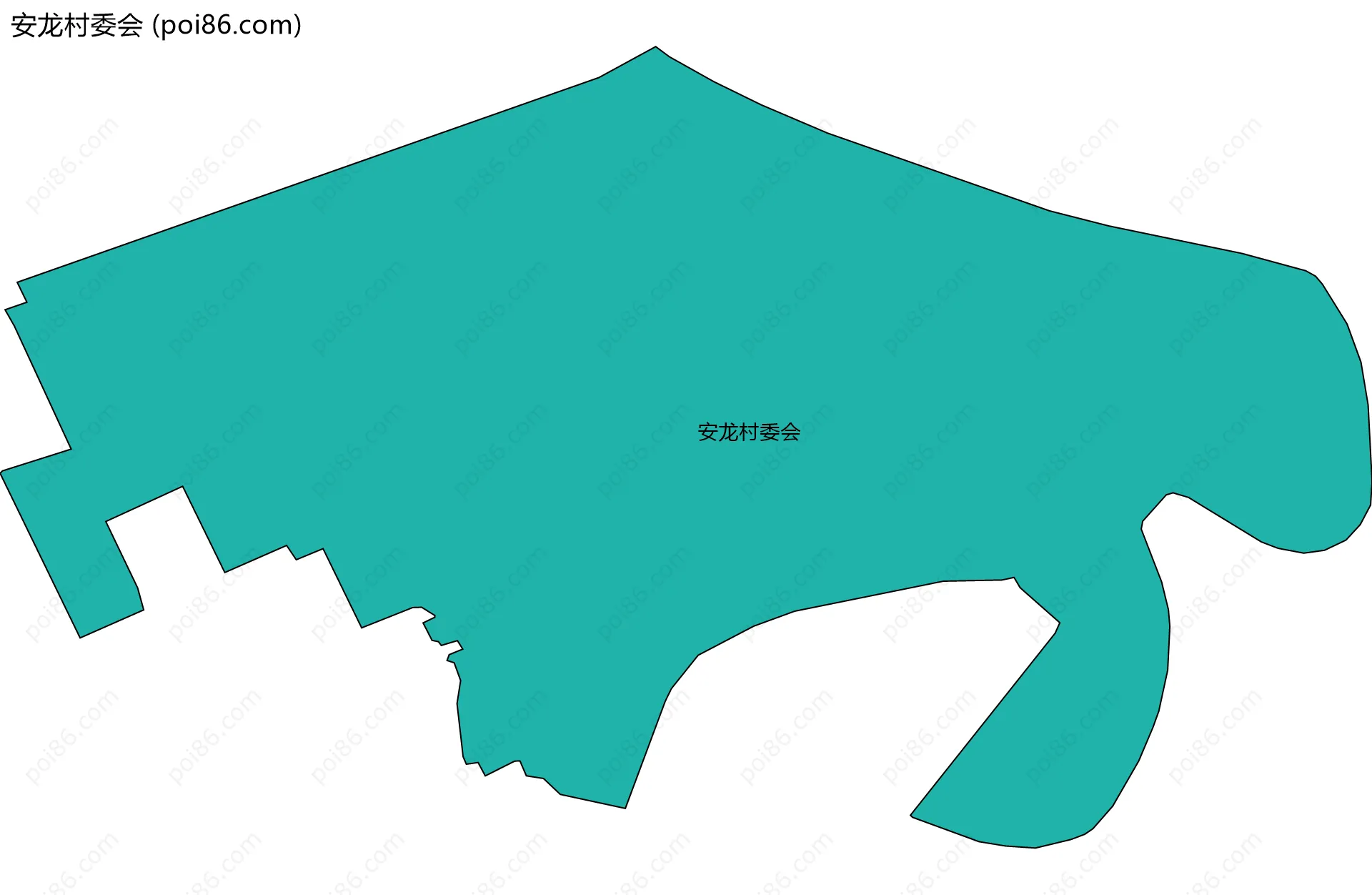 安龙村委会边界地图