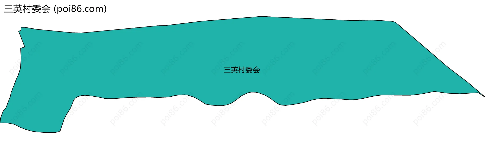 三英村委会边界地图