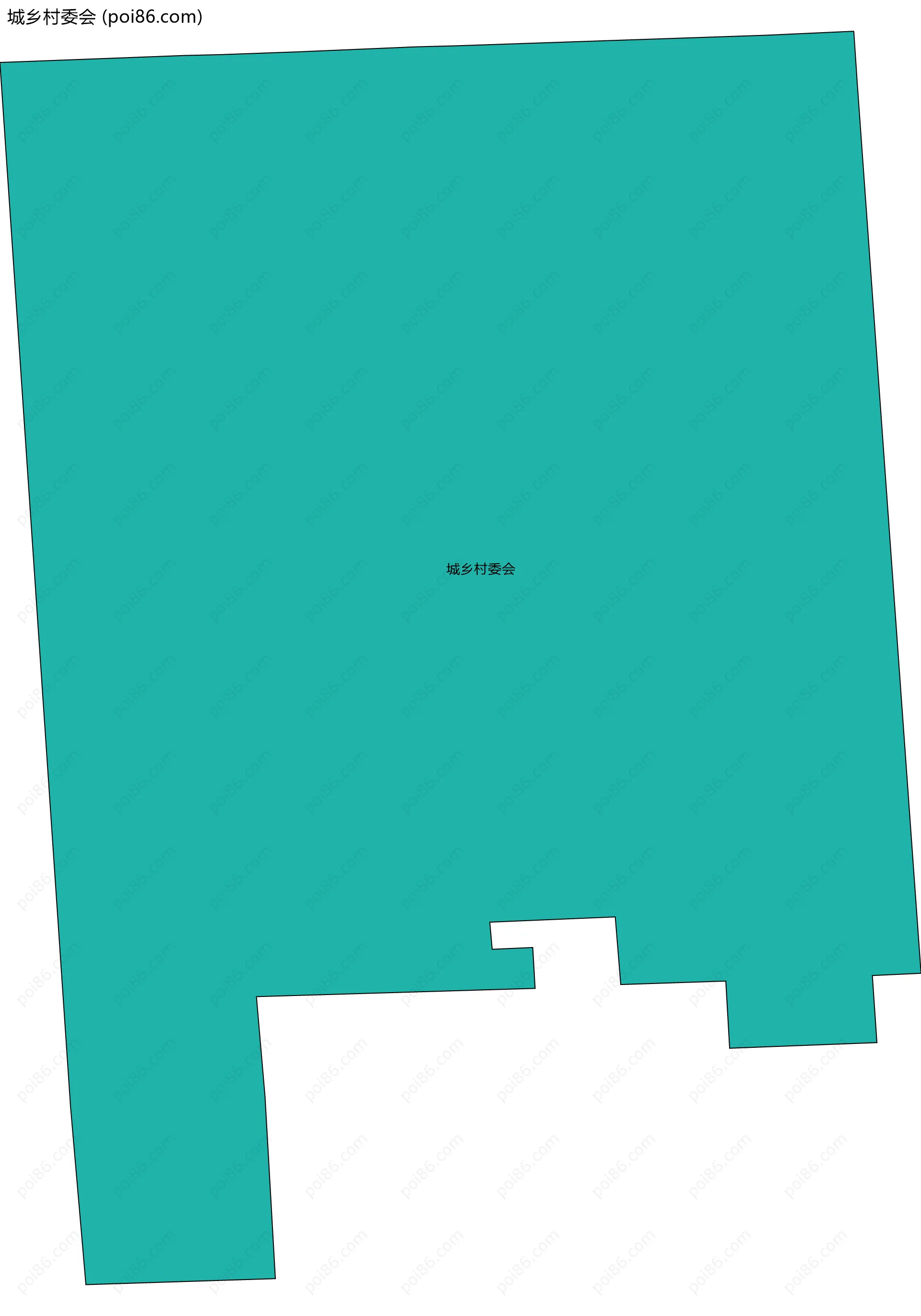 城乡村委会边界地图