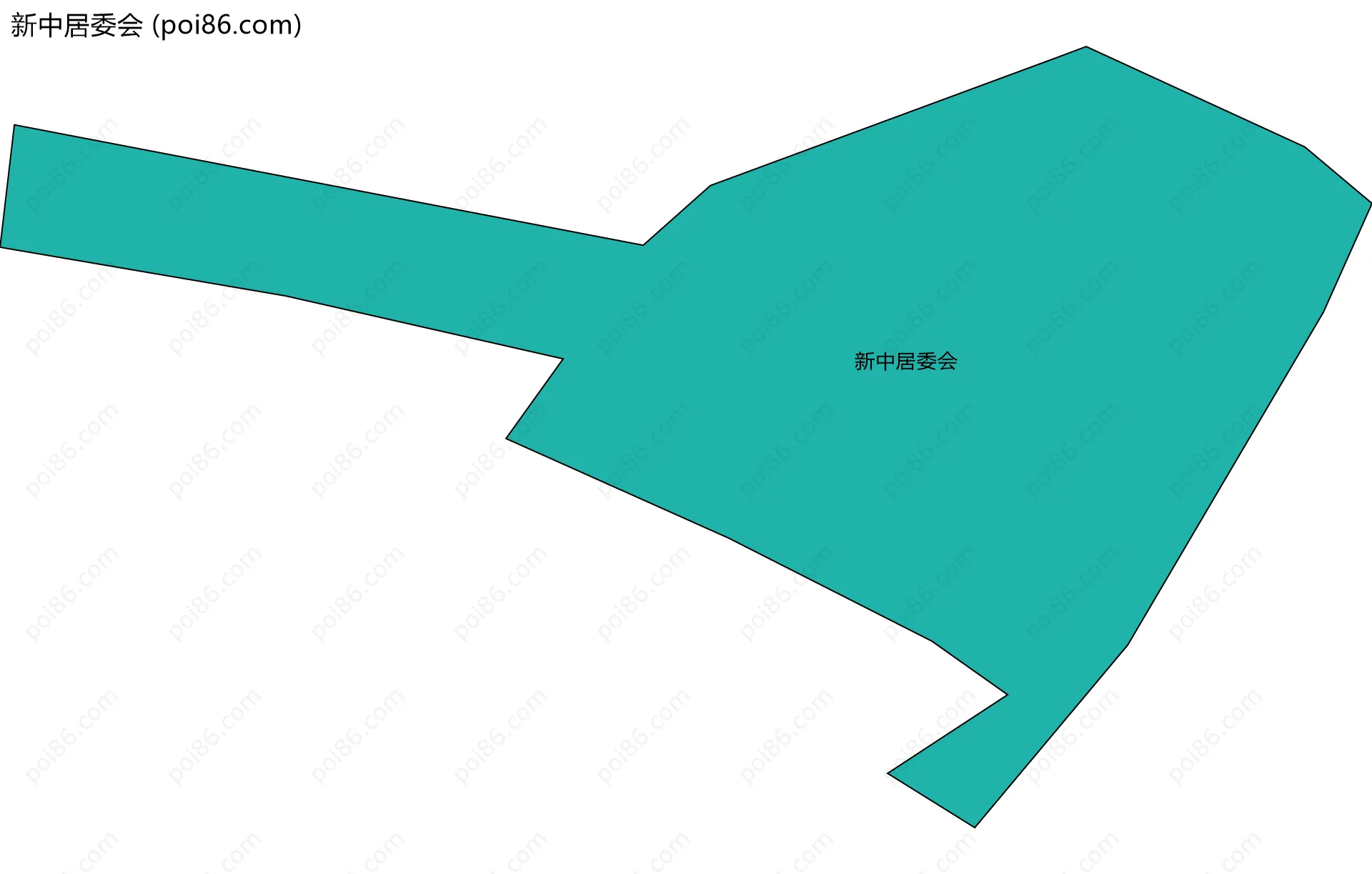 新中居委会边界地图