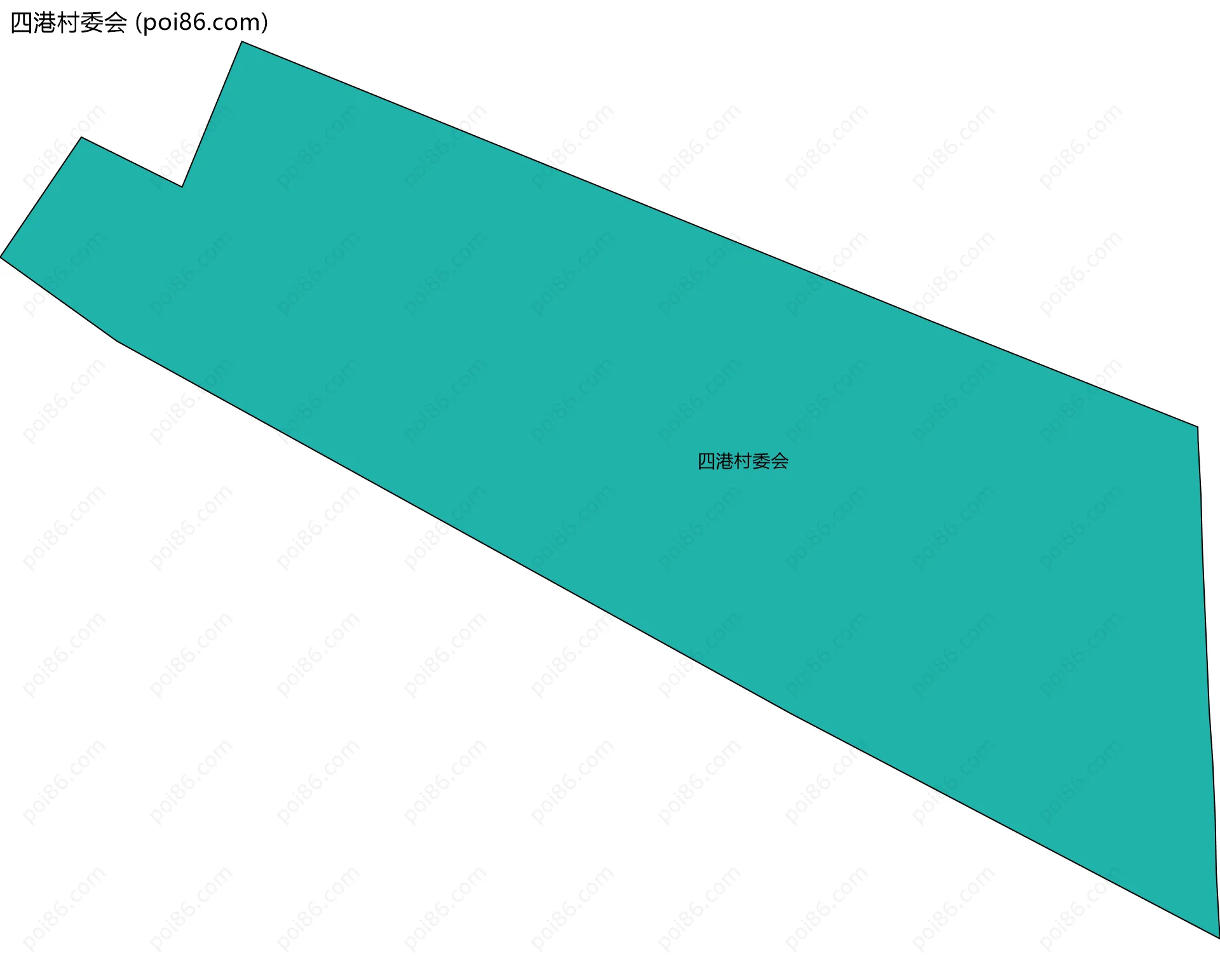 四港村委会边界地图