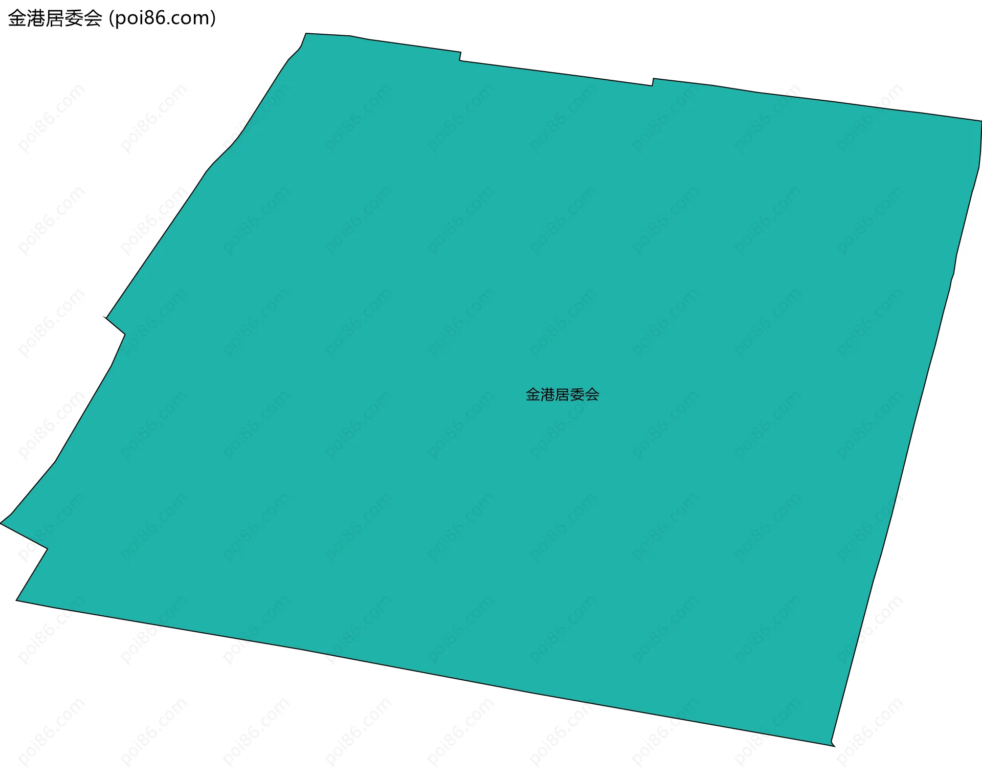 金港居委会边界地图