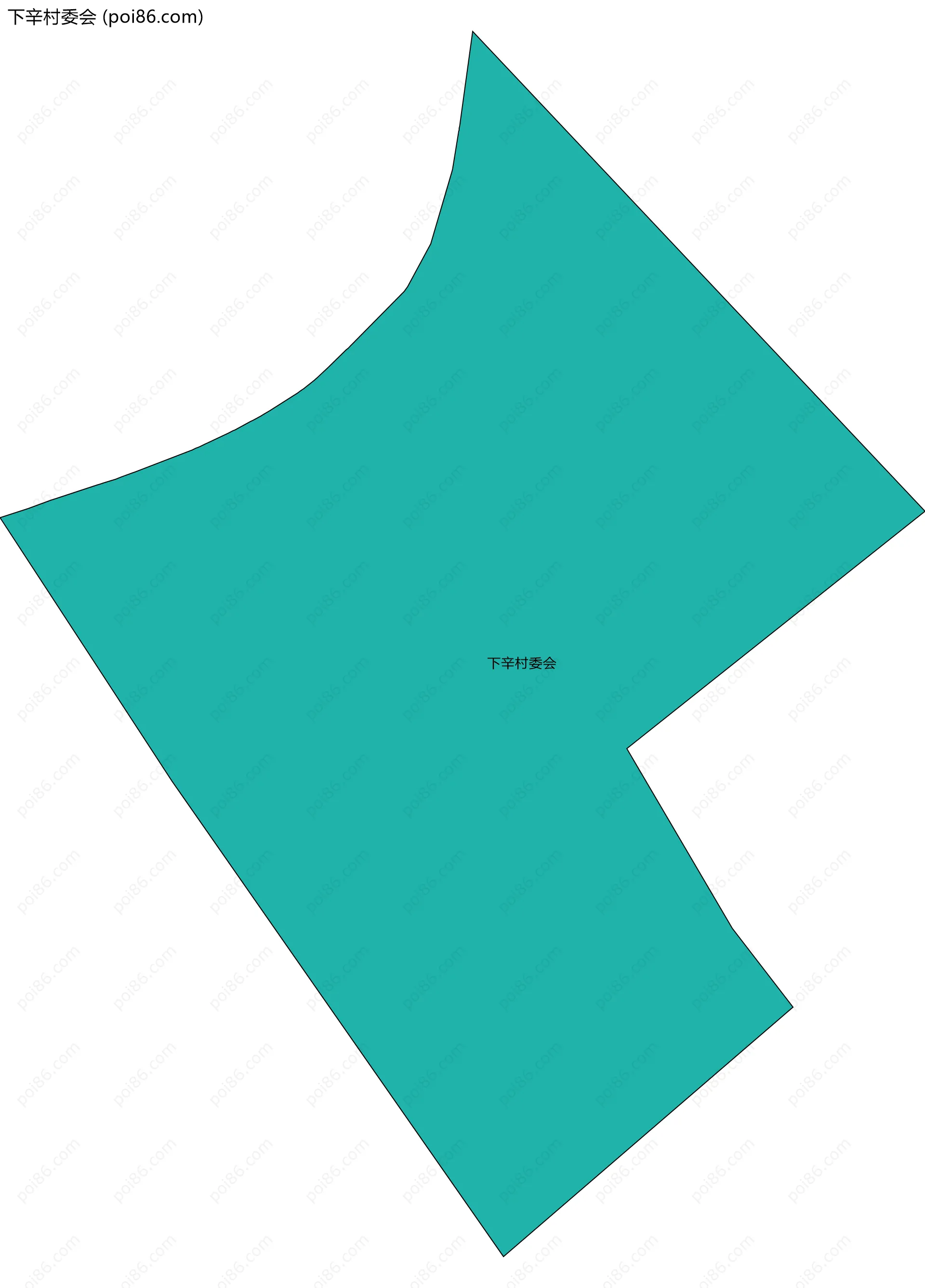 下辛村委会边界地图