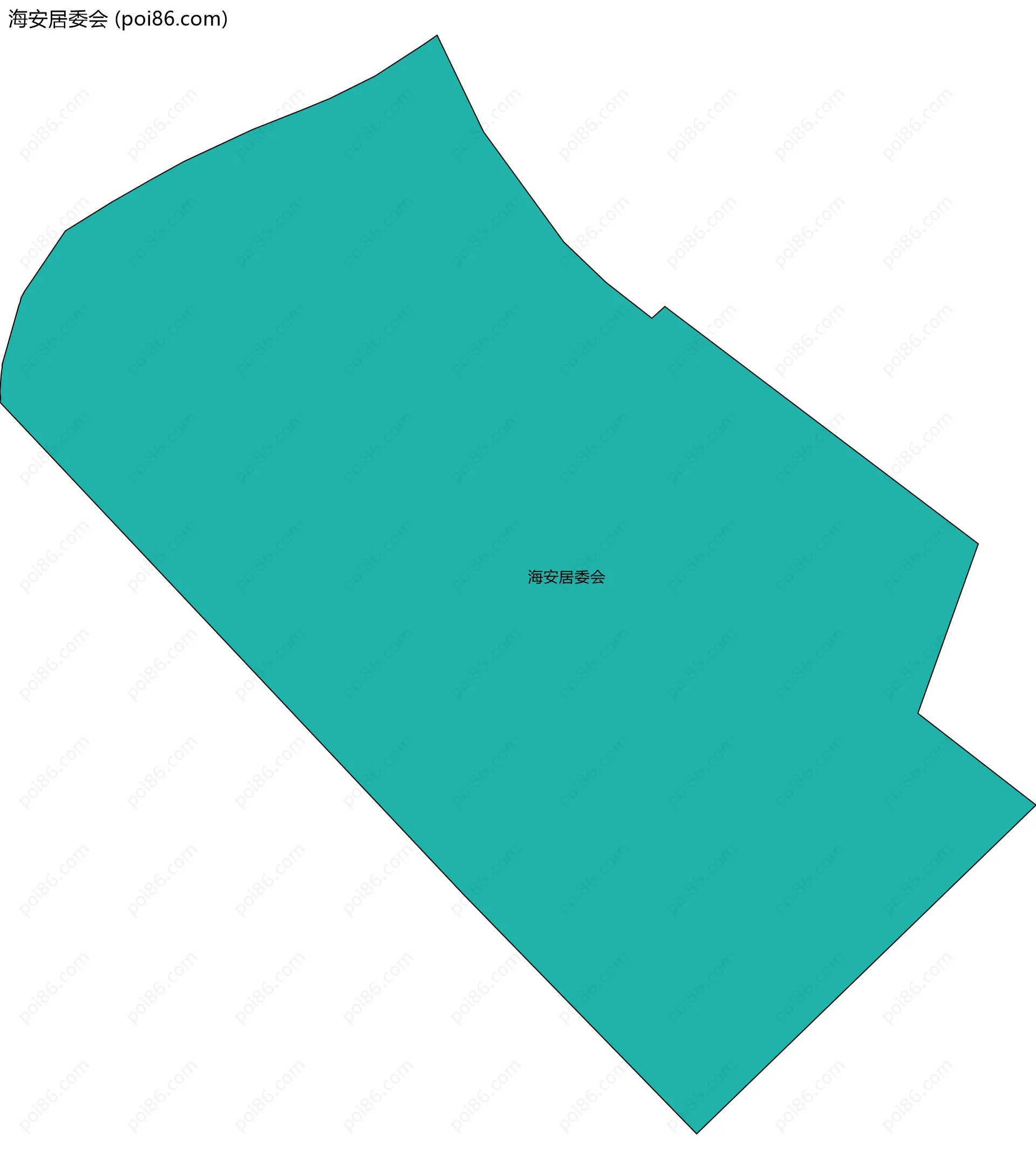 海安居委会边界地图