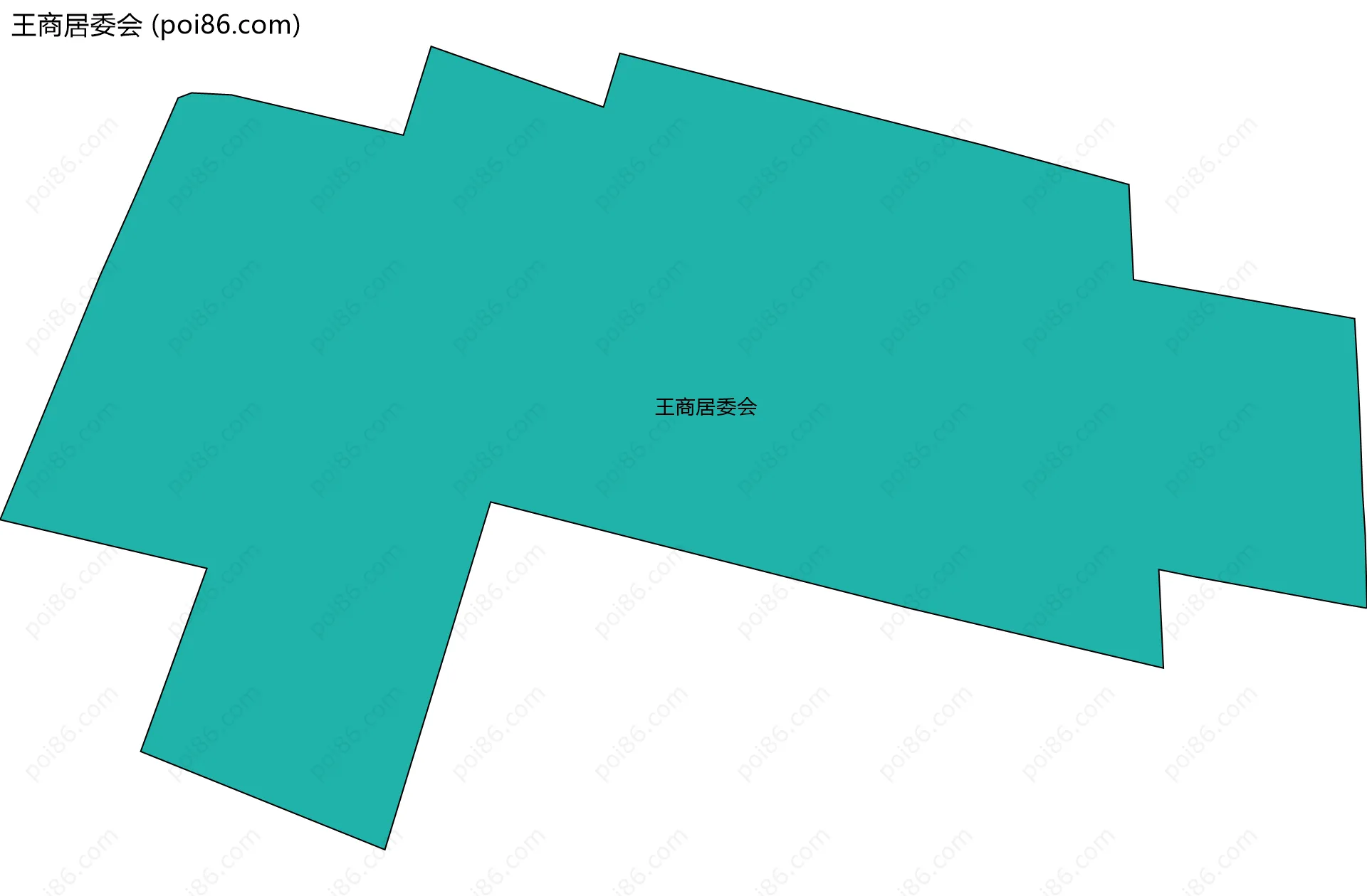 王商居委会边界地图
