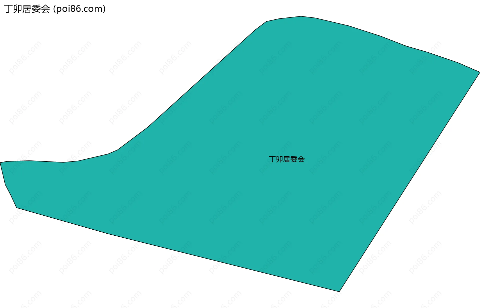 丁卯居委会边界地图