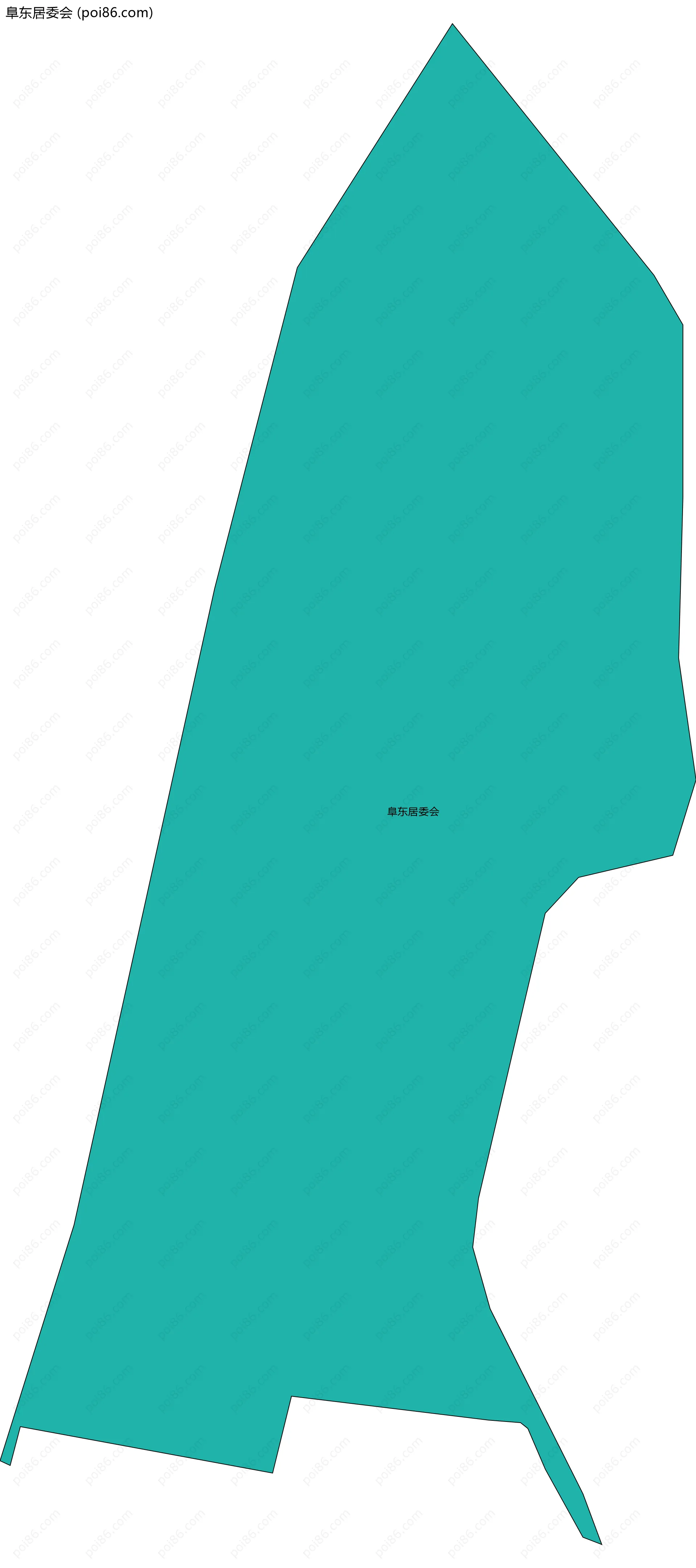 阜东居委会边界地图