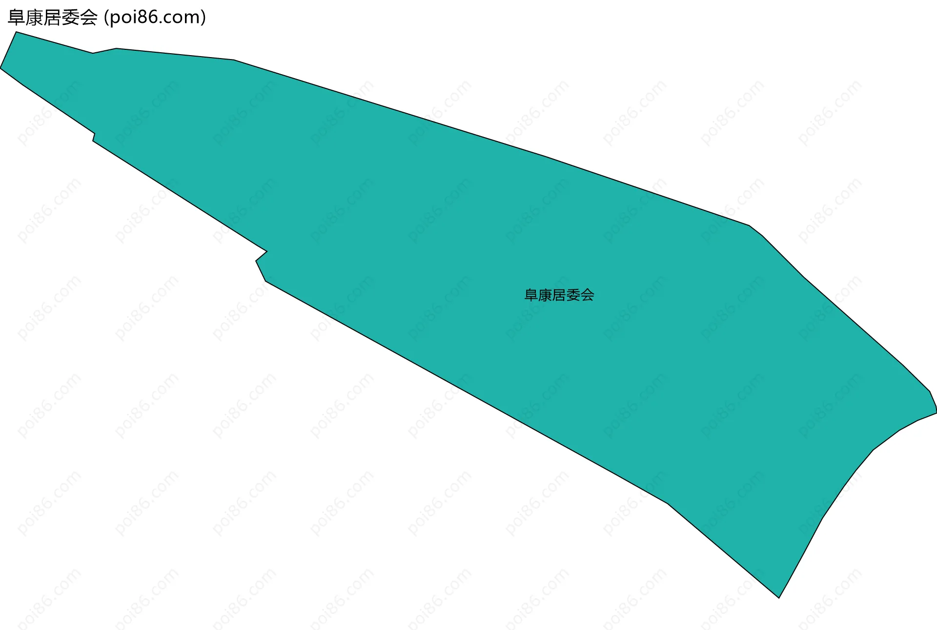 阜康居委会边界地图