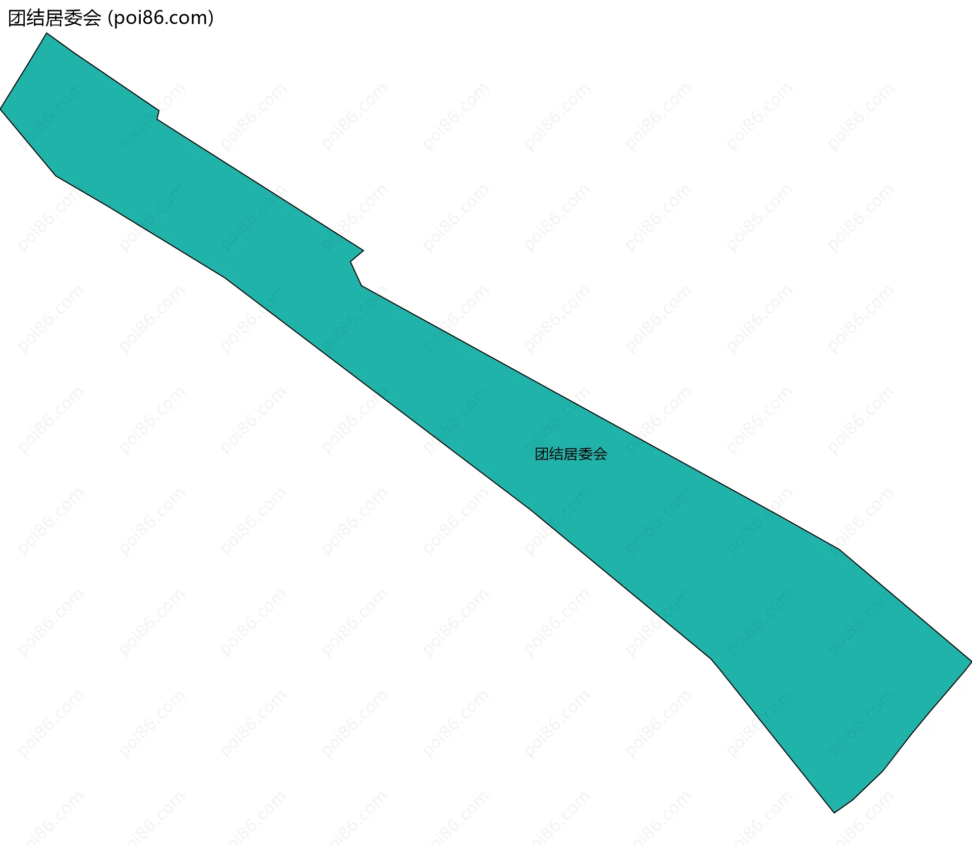 团结居委会边界地图