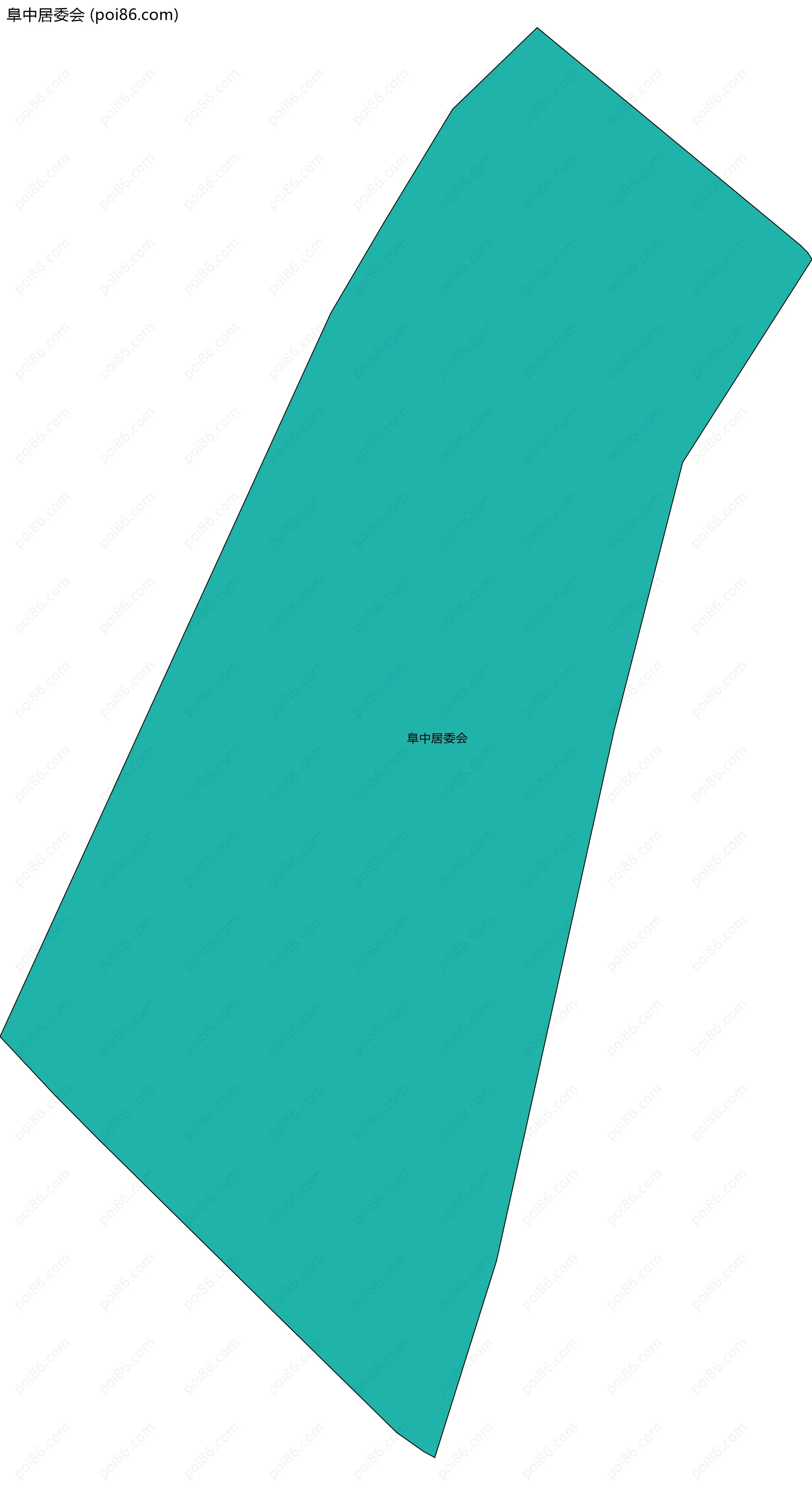 阜中居委会边界地图