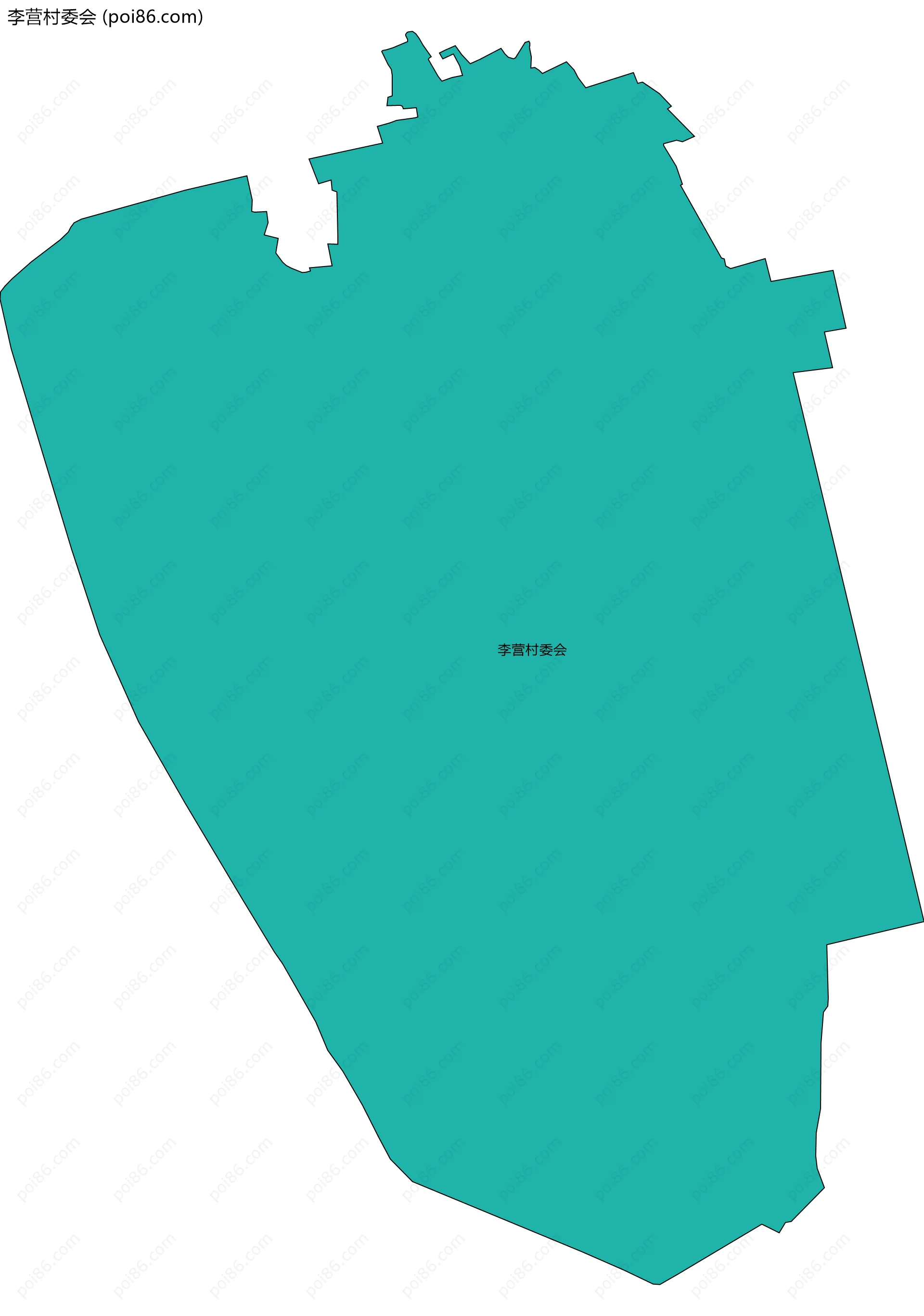 李营村委会边界地图