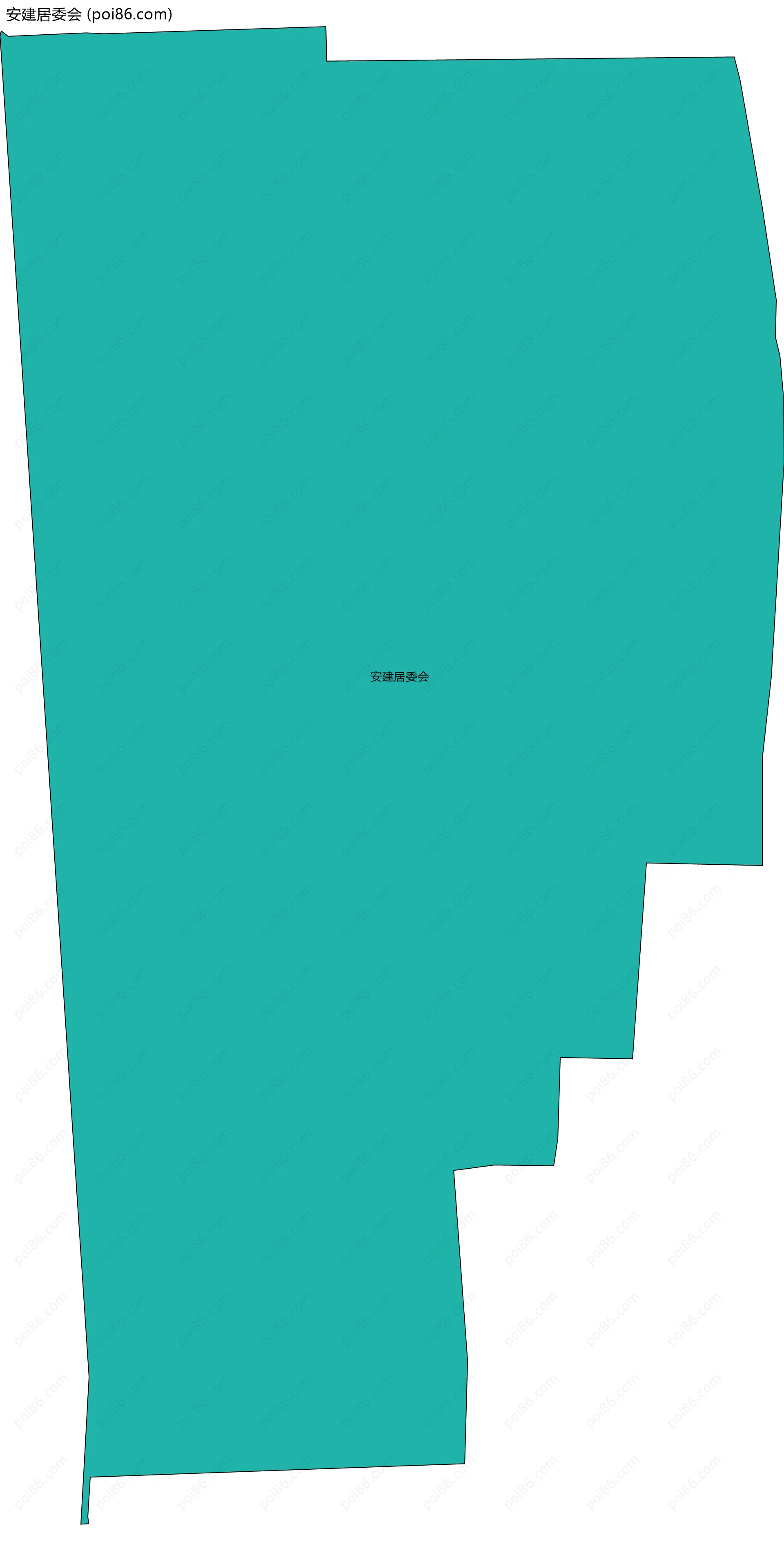 安建居委会边界地图