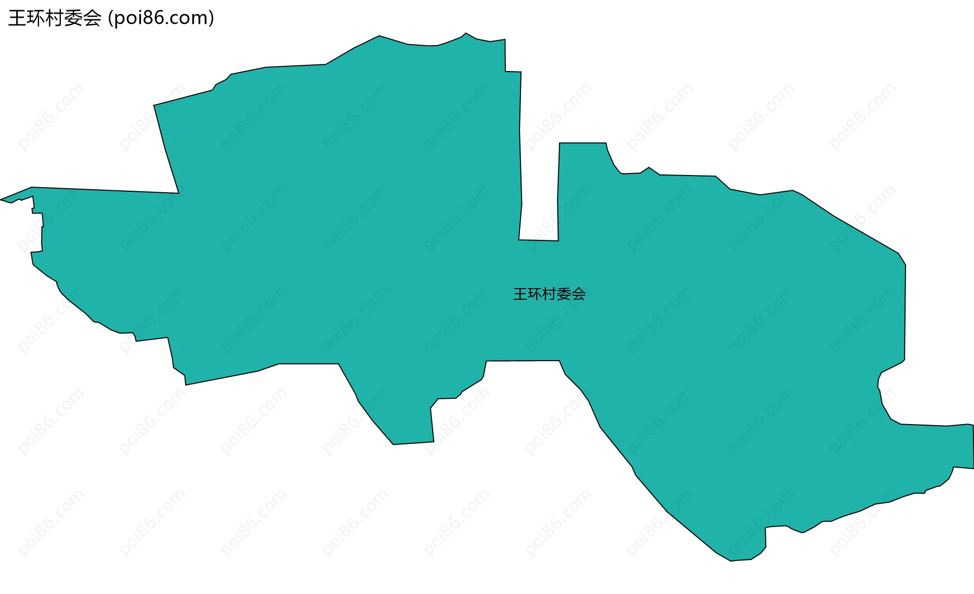 王环村委会边界地图