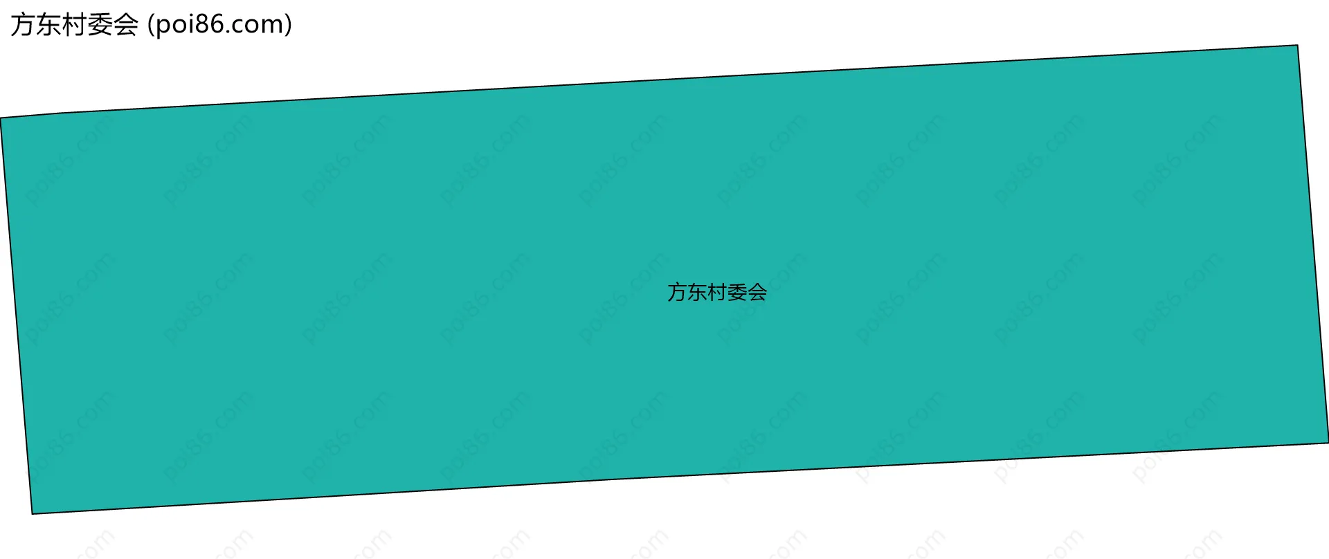 方东村委会边界地图