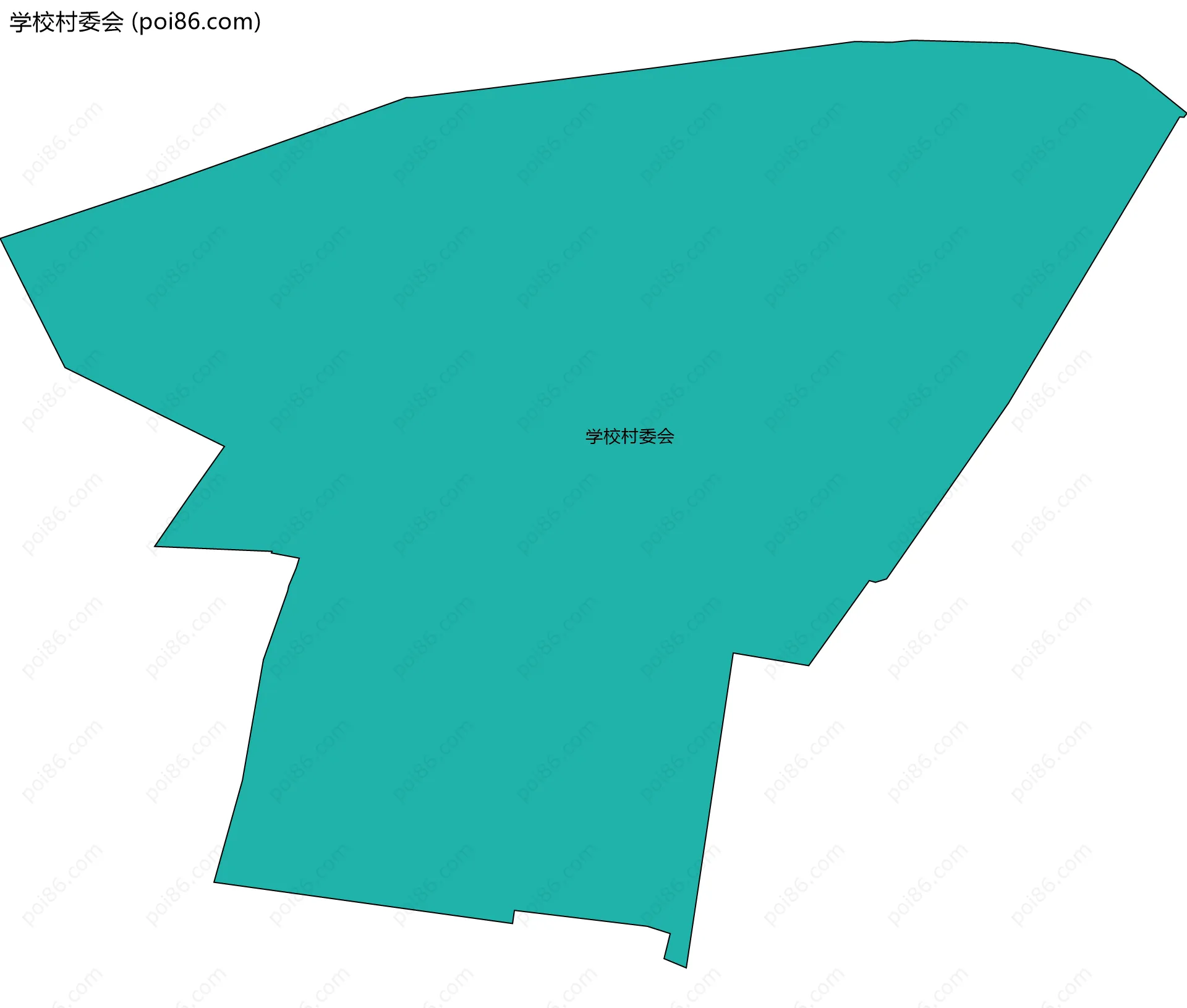 学校村委会边界地图