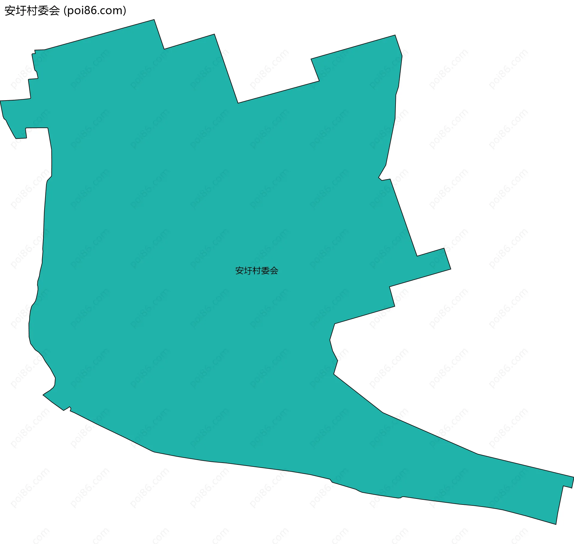 安圩村委会边界地图