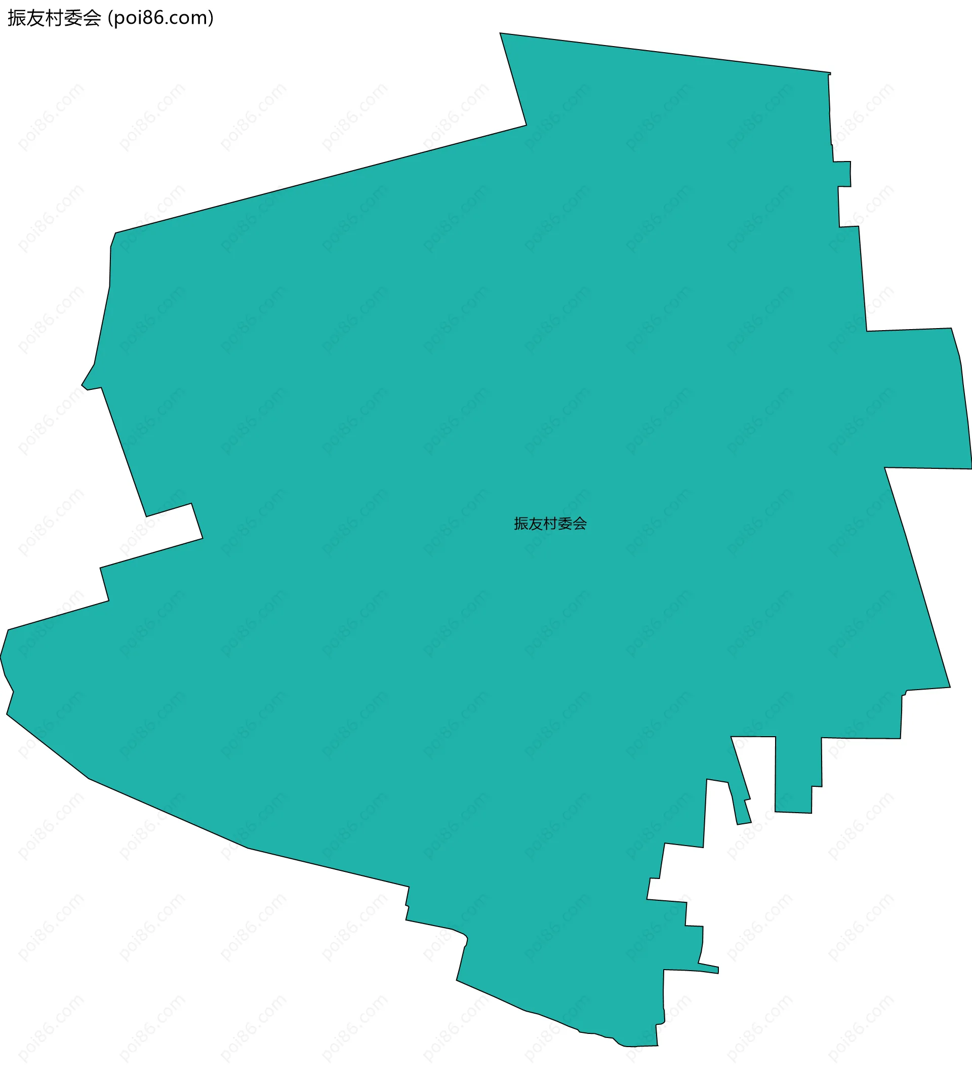 振友村委会边界地图